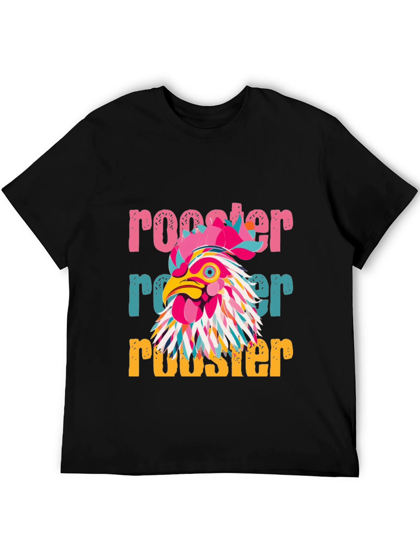 Rooster Graphic Tee - Vibrant & Unique Design