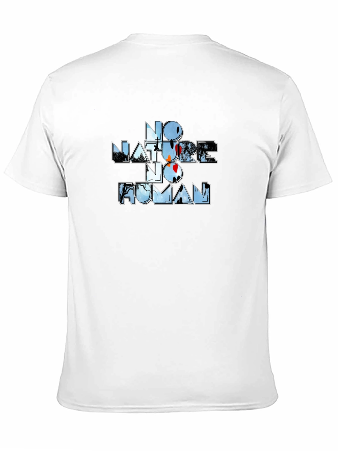No Nature No Human Graphic Tee - Black