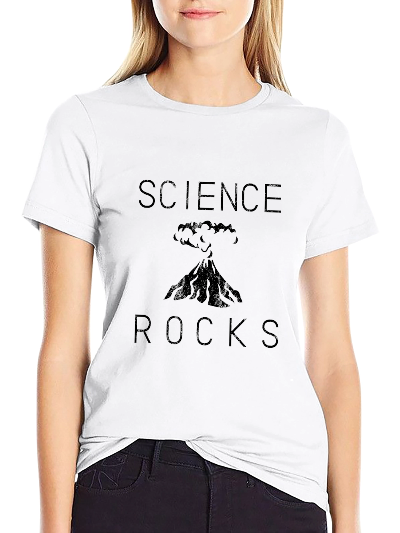Science Rocks Volcano Graphic T-Shirt