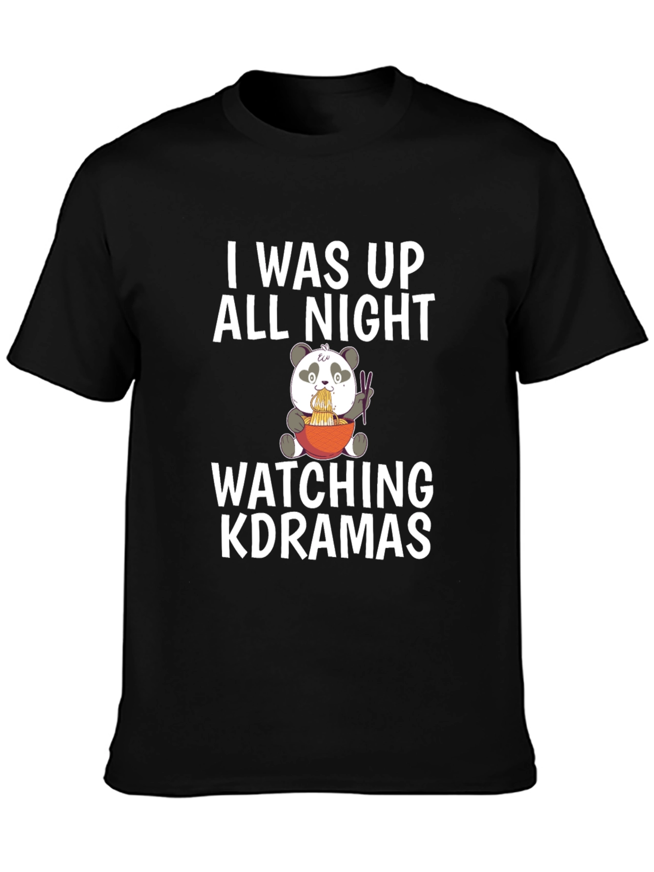 K-Drama All Night Panda Tee