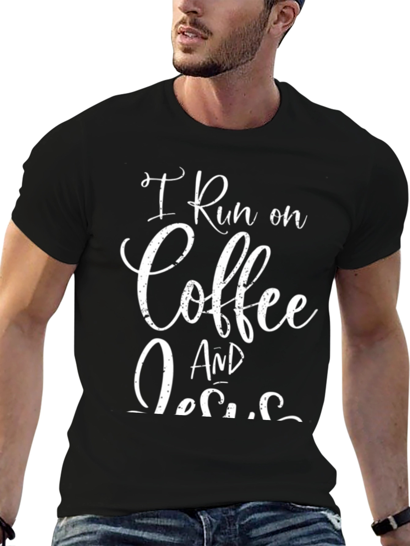 I Run on Coffee and Jesus T-Shirt