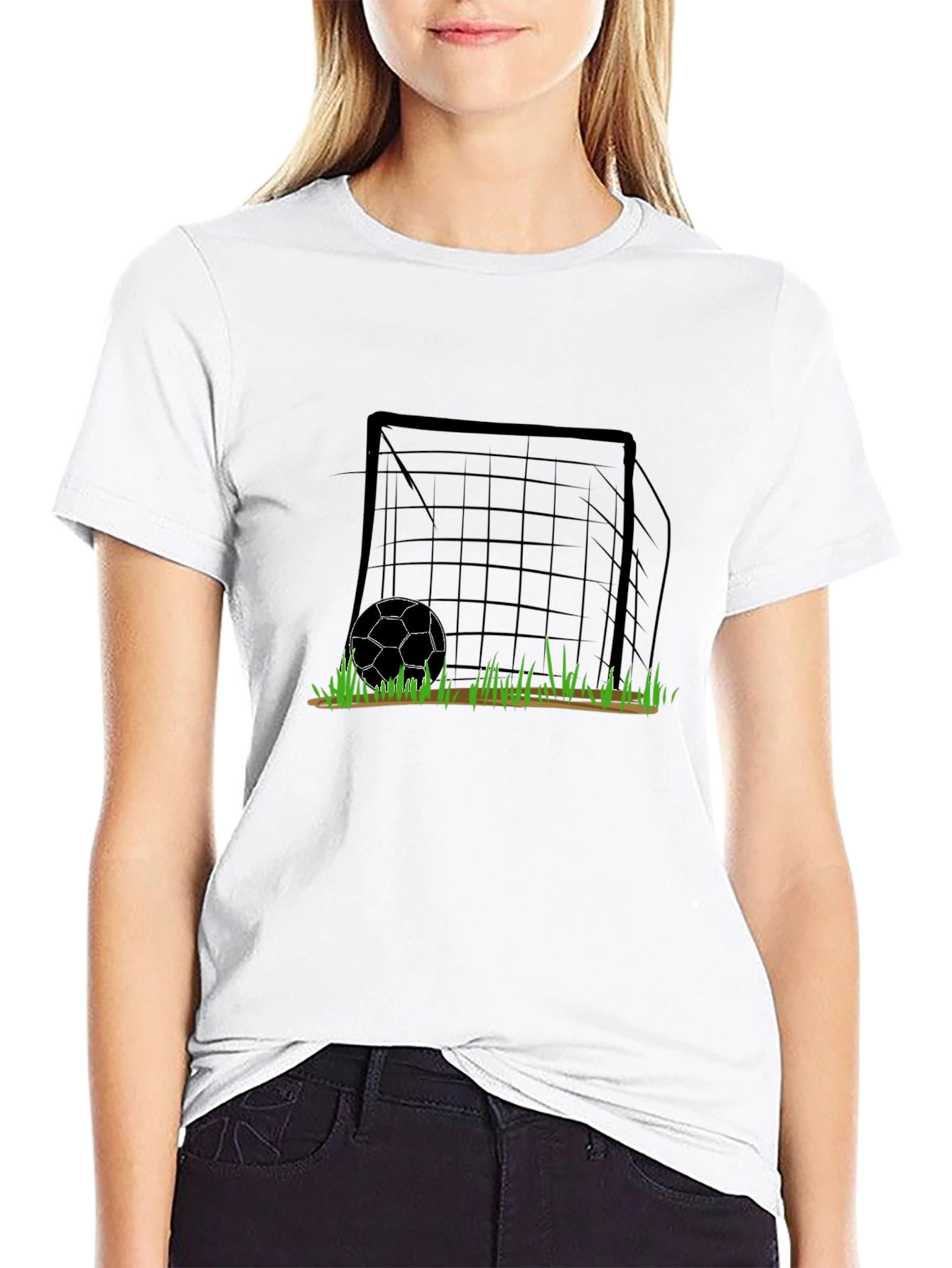 Soccer Goal Graphic T-Shirt