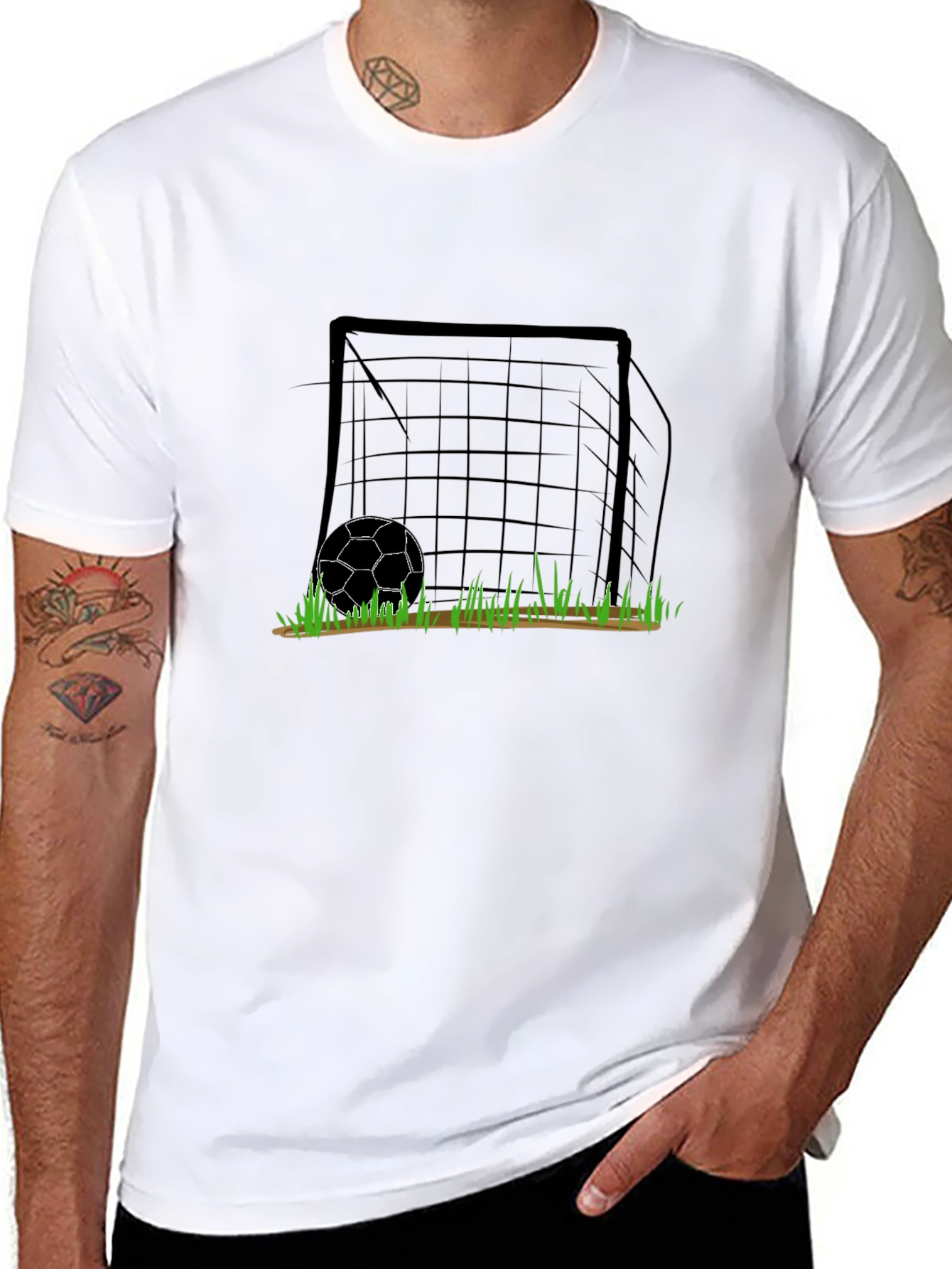 Soccer Goal Graphic T-Shirt