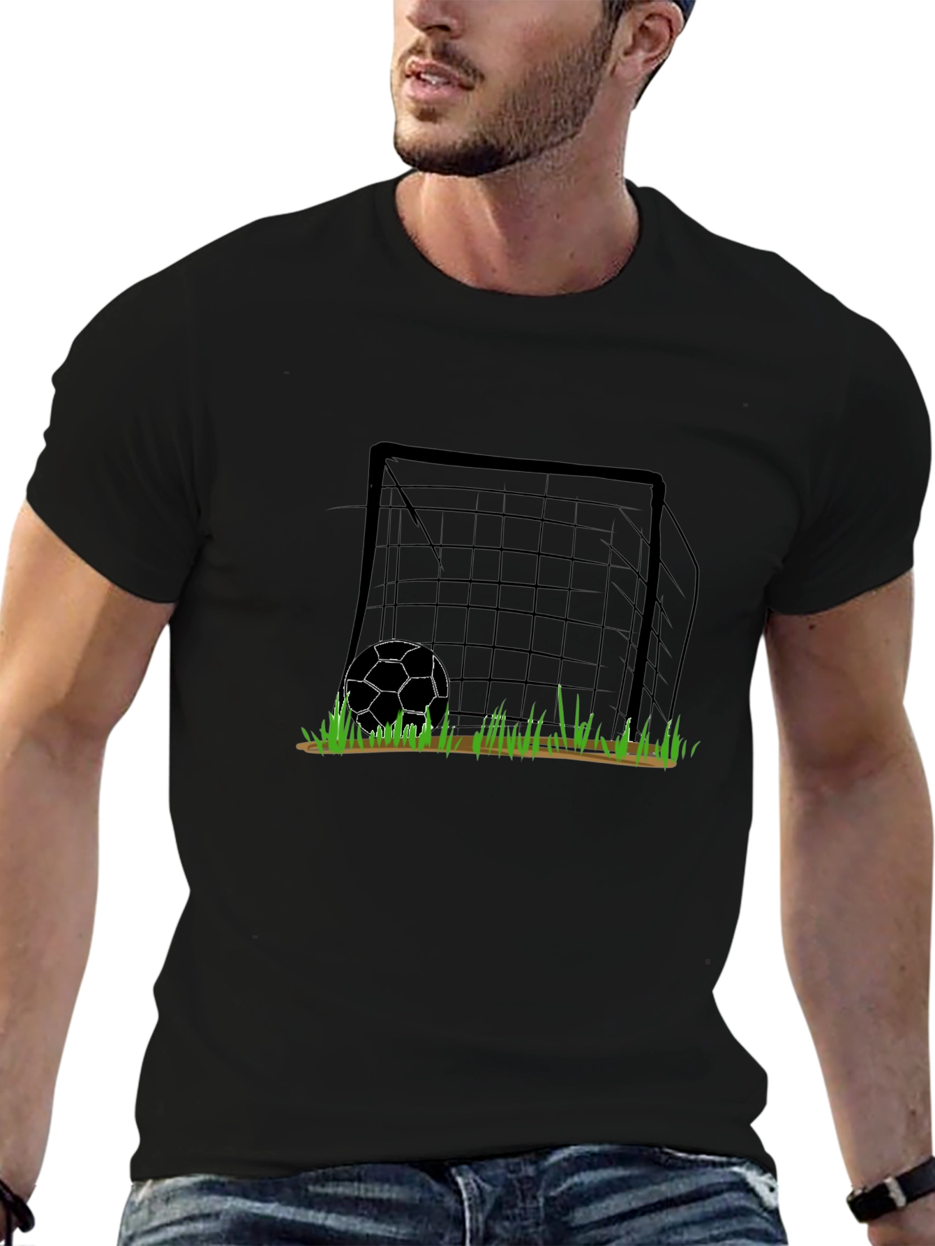 Soccer Goal Graphic T-Shirt