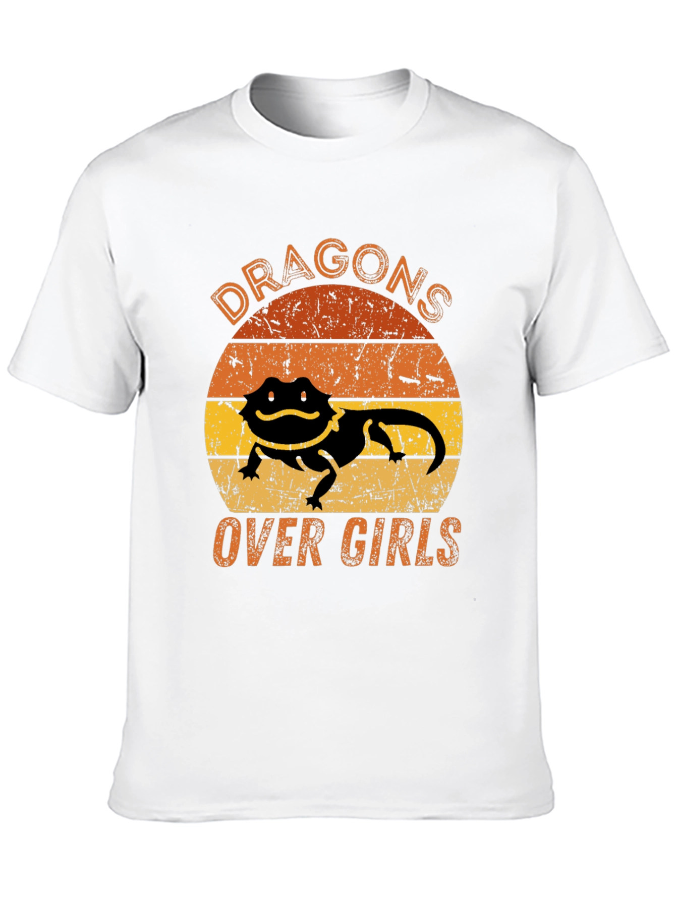 Dragons Over Girls Bearded Dragon Mens T-Shirt