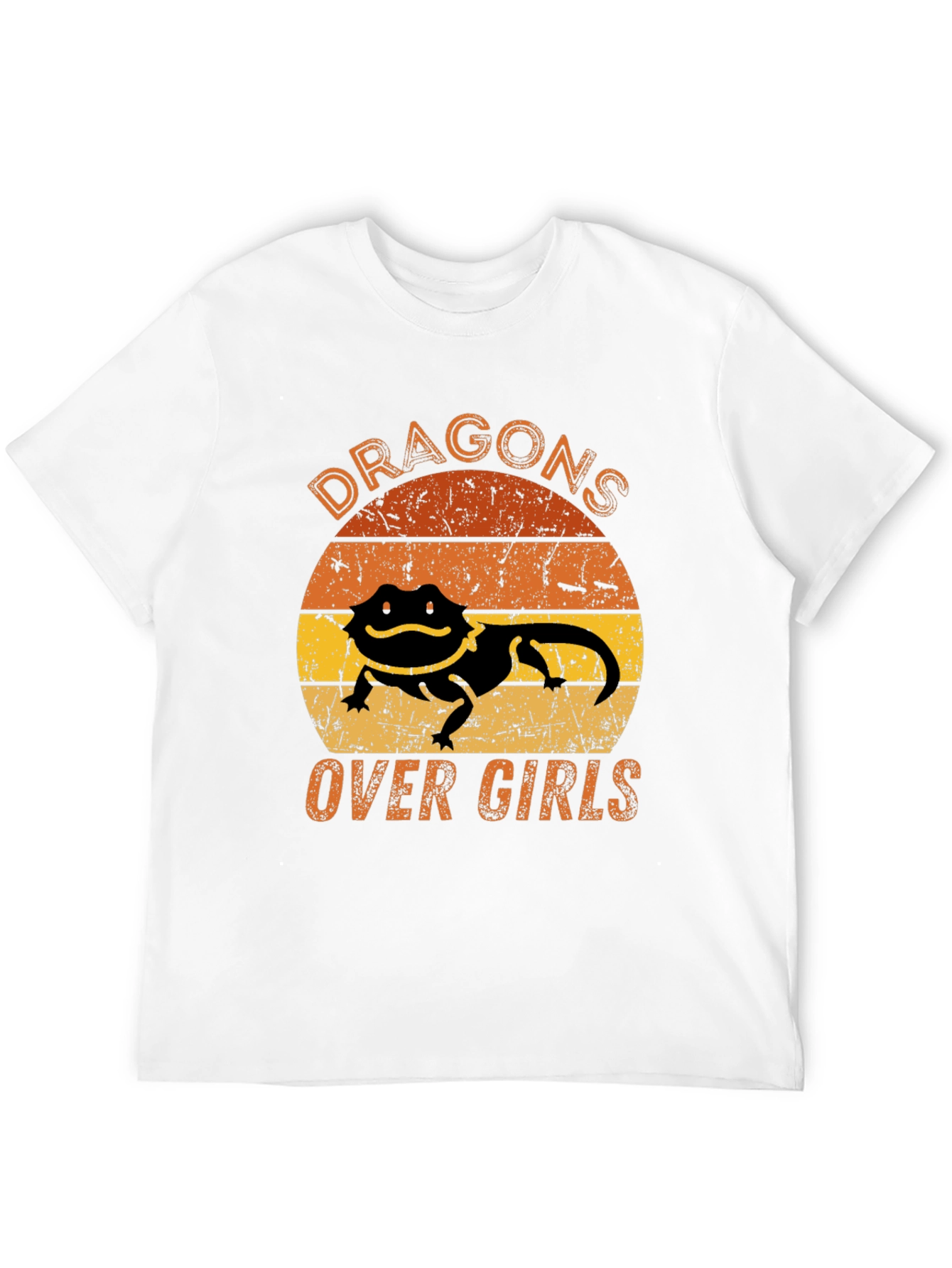 Dragons Over Girls Bearded Dragon Mens T-Shirt