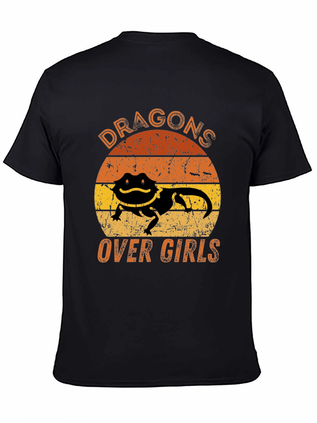 Dragons Over Girls Bearded Dragon Mens T-Shirt