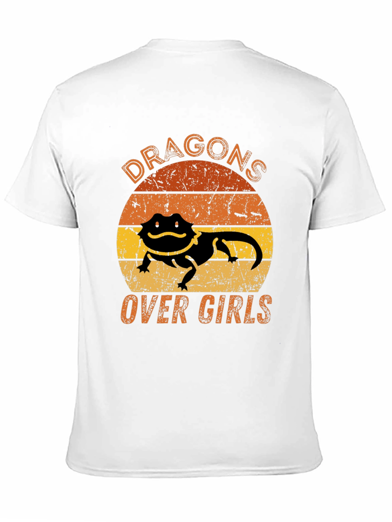 Dragons Over Girls Bearded Dragon Mens T-Shirt