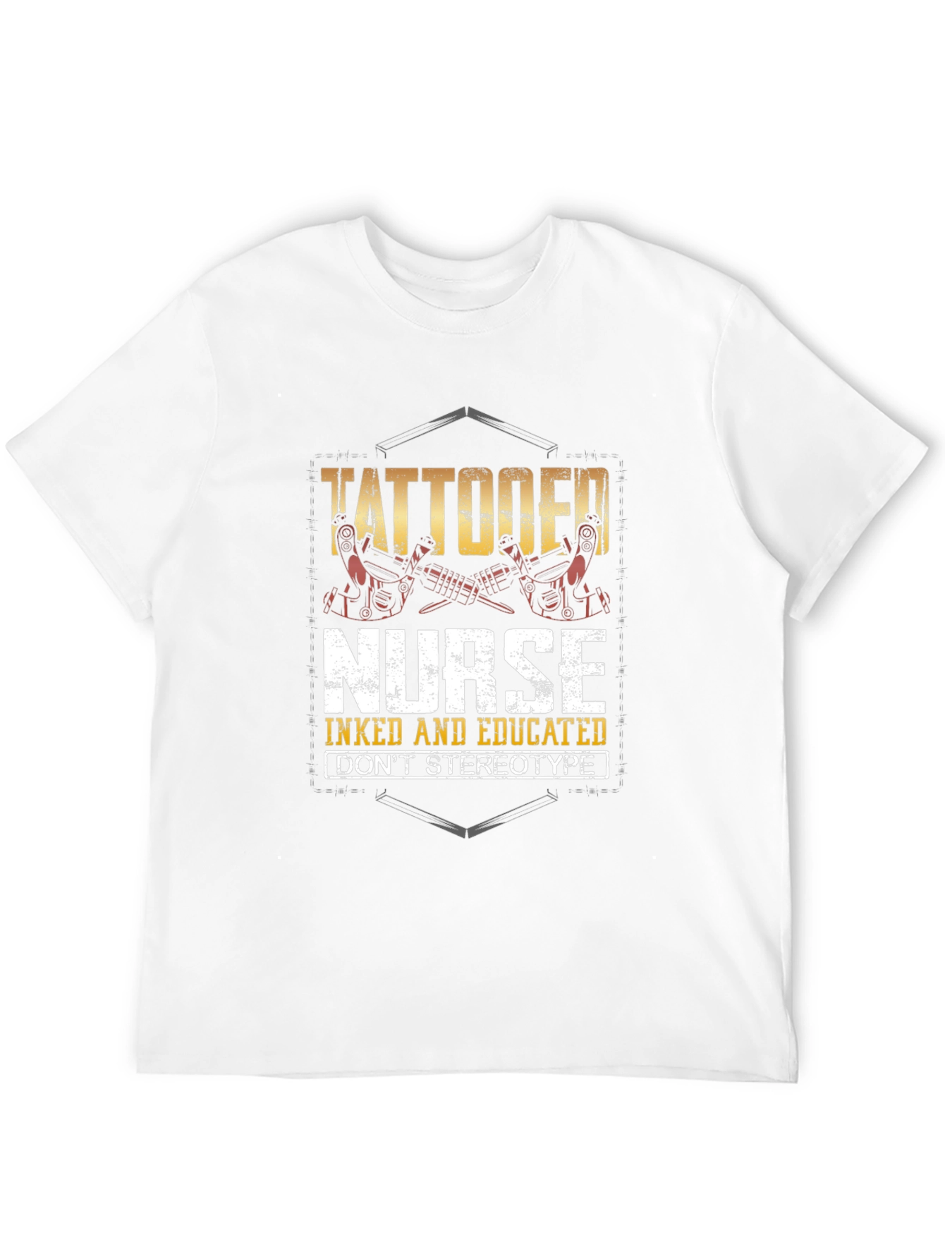 Tattooed Nurse Graphic Tee - Inked & Educated!