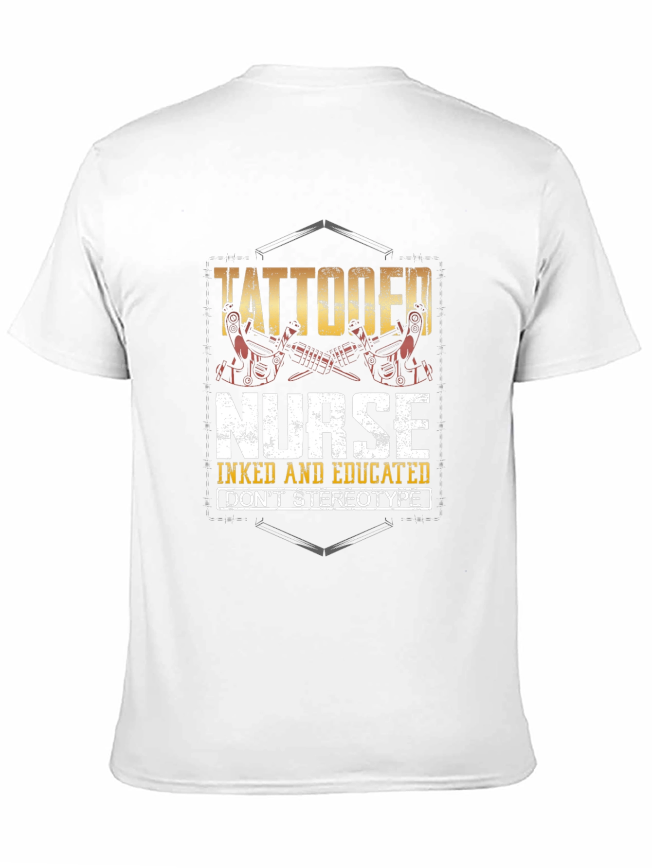 Tattooed Nurse Graphic Tee - Inked & Educated!