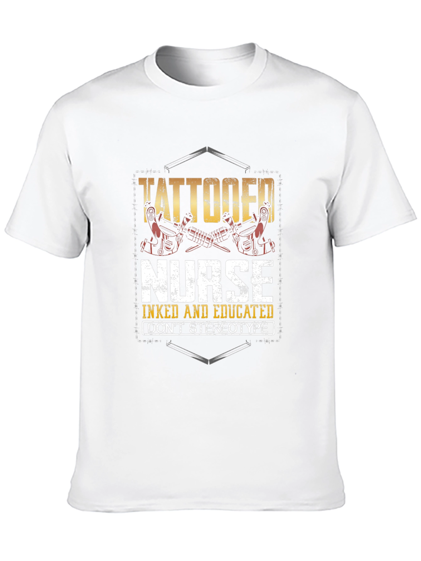 Tattooed Nurse Graphic Tee - Inked & Educated!