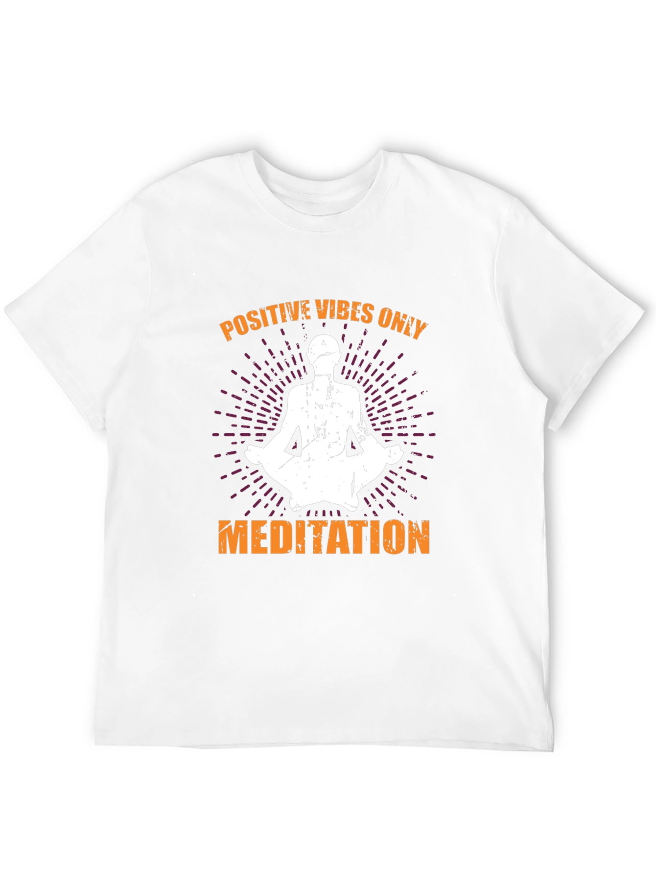 Positive Vibes Only Meditation Graphic Tee