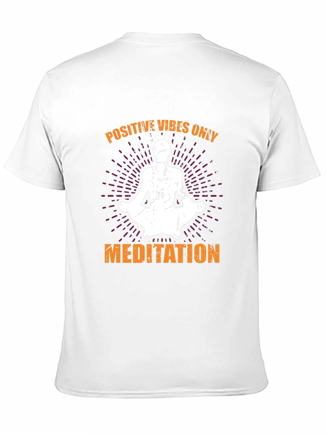 Positive Vibes Only Meditation Graphic Tee