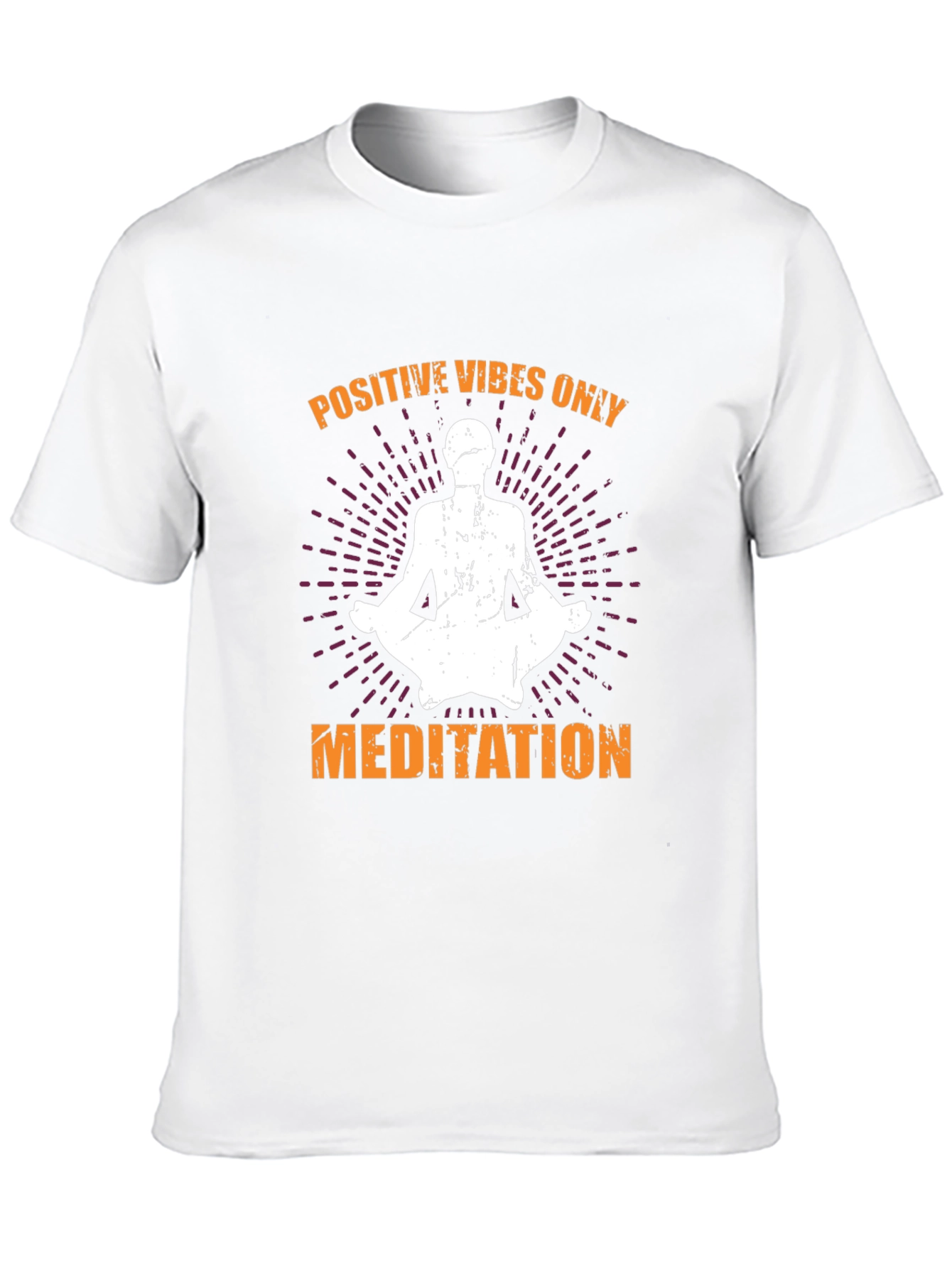 Positive Vibes Only Meditation Graphic Tee