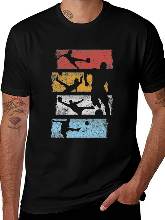 Vintage Soccer Silhouette T-Shirt