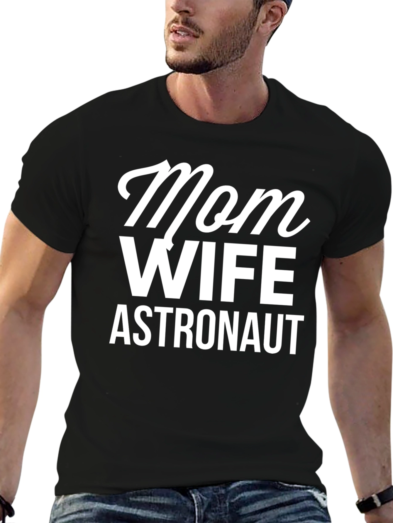 Mom Wife Astronaut T-Shirt - Unique Graphic Tee
