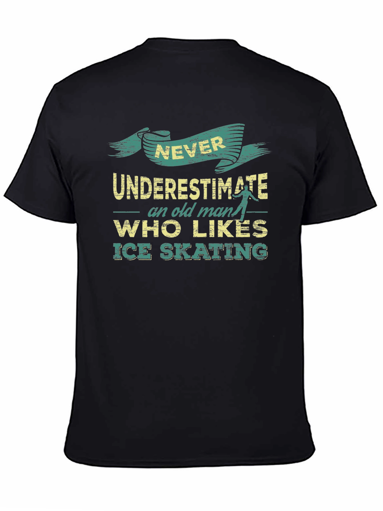 Ice Skating Old Man T-Shirt