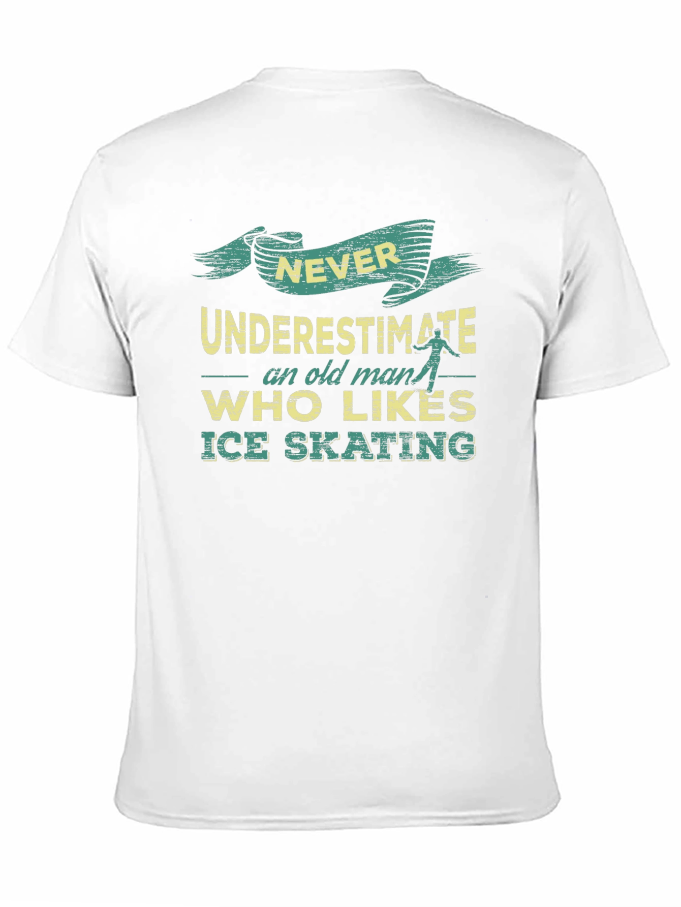 Ice Skating Old Man T-Shirt