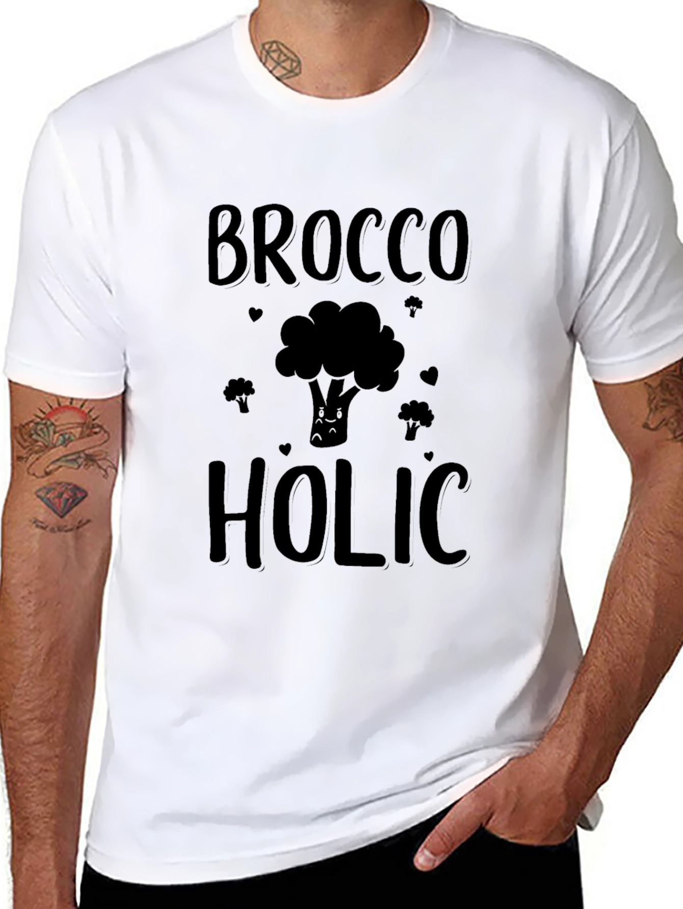 Broccoholic T-Shirt - Funny Broccoli Lover Tee