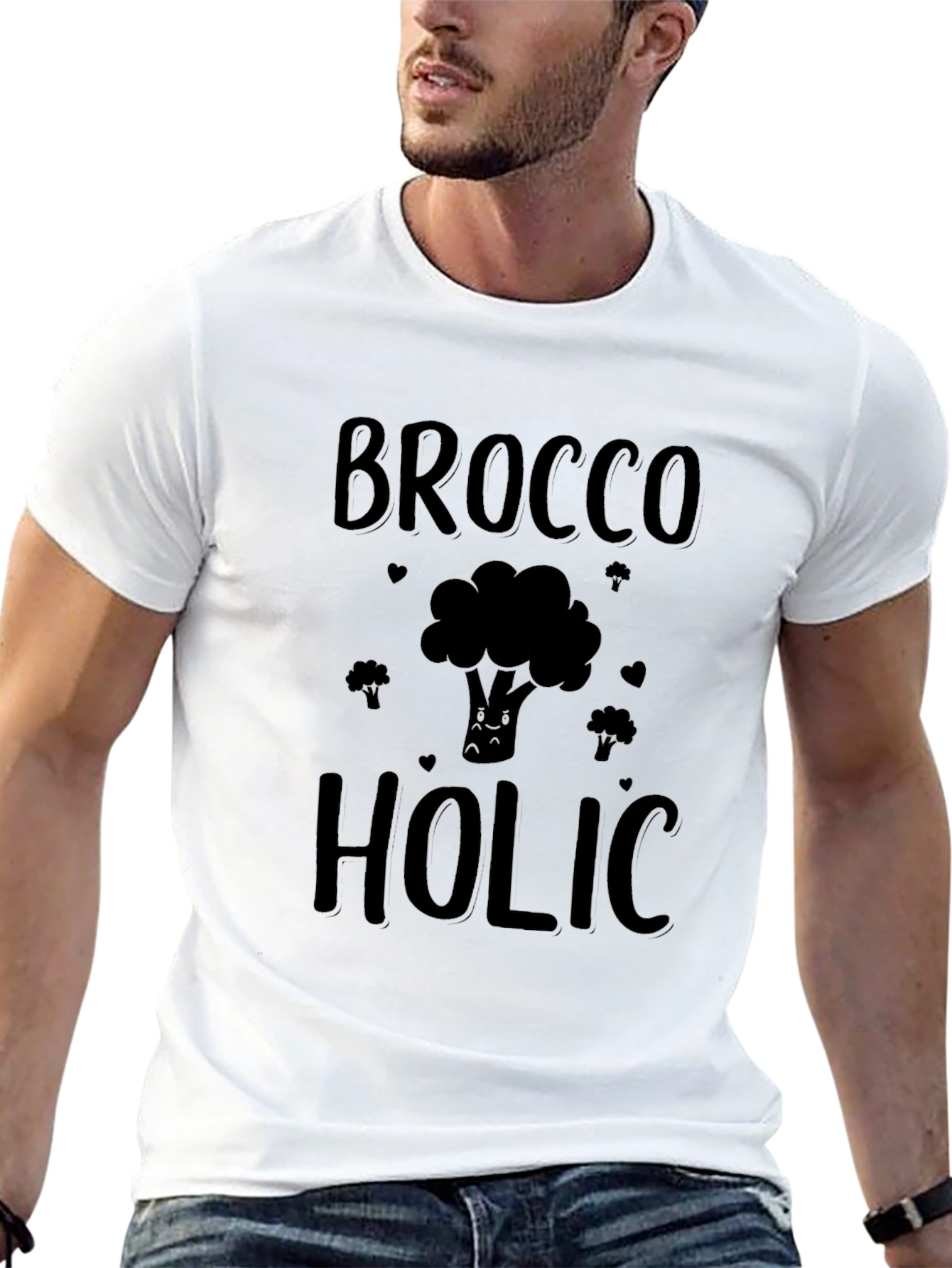 Broccoholic T-Shirt - Funny Broccoli Lover Tee