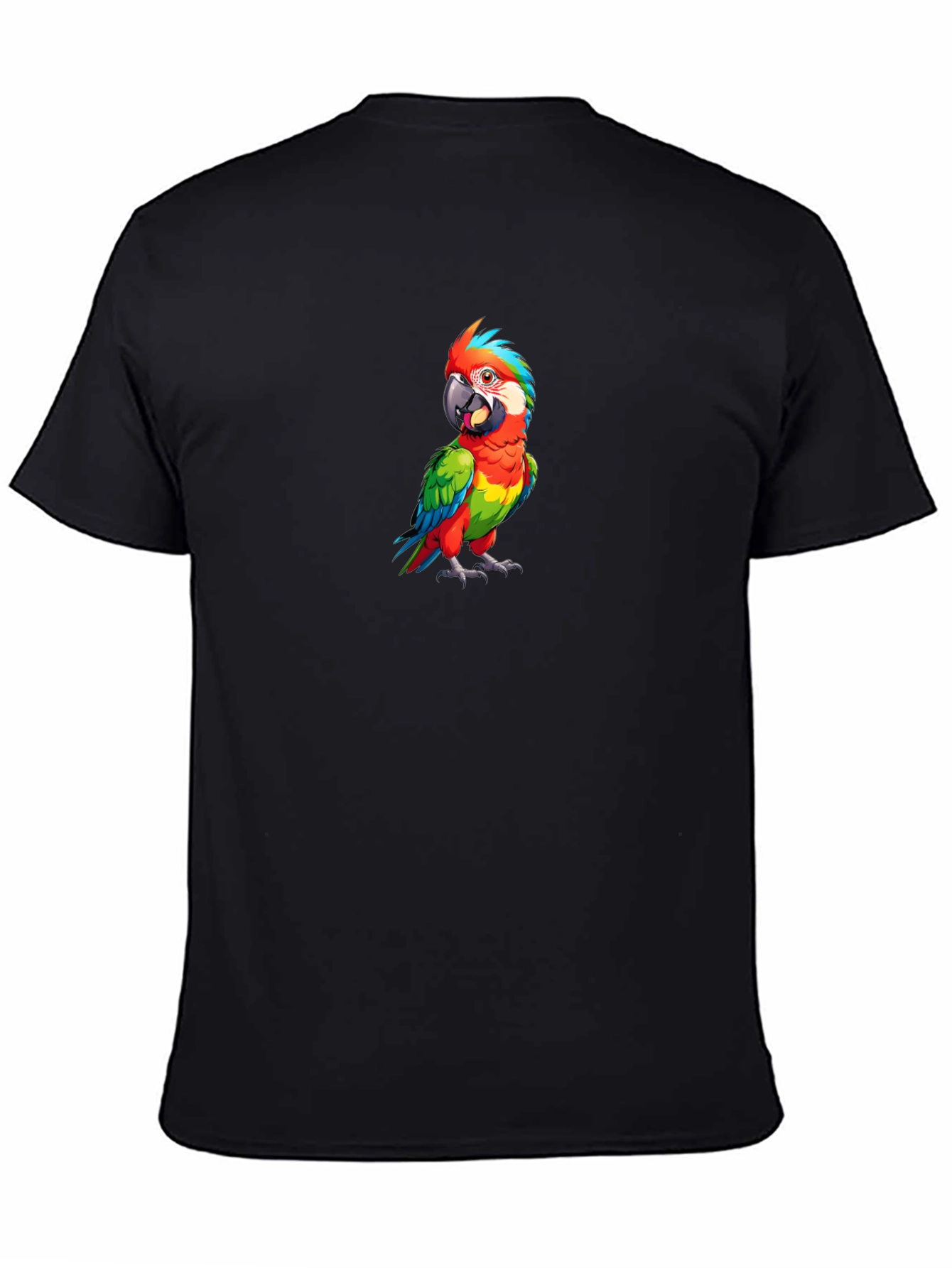 Parrot Graphic Tee - Mens Black T-Shirt