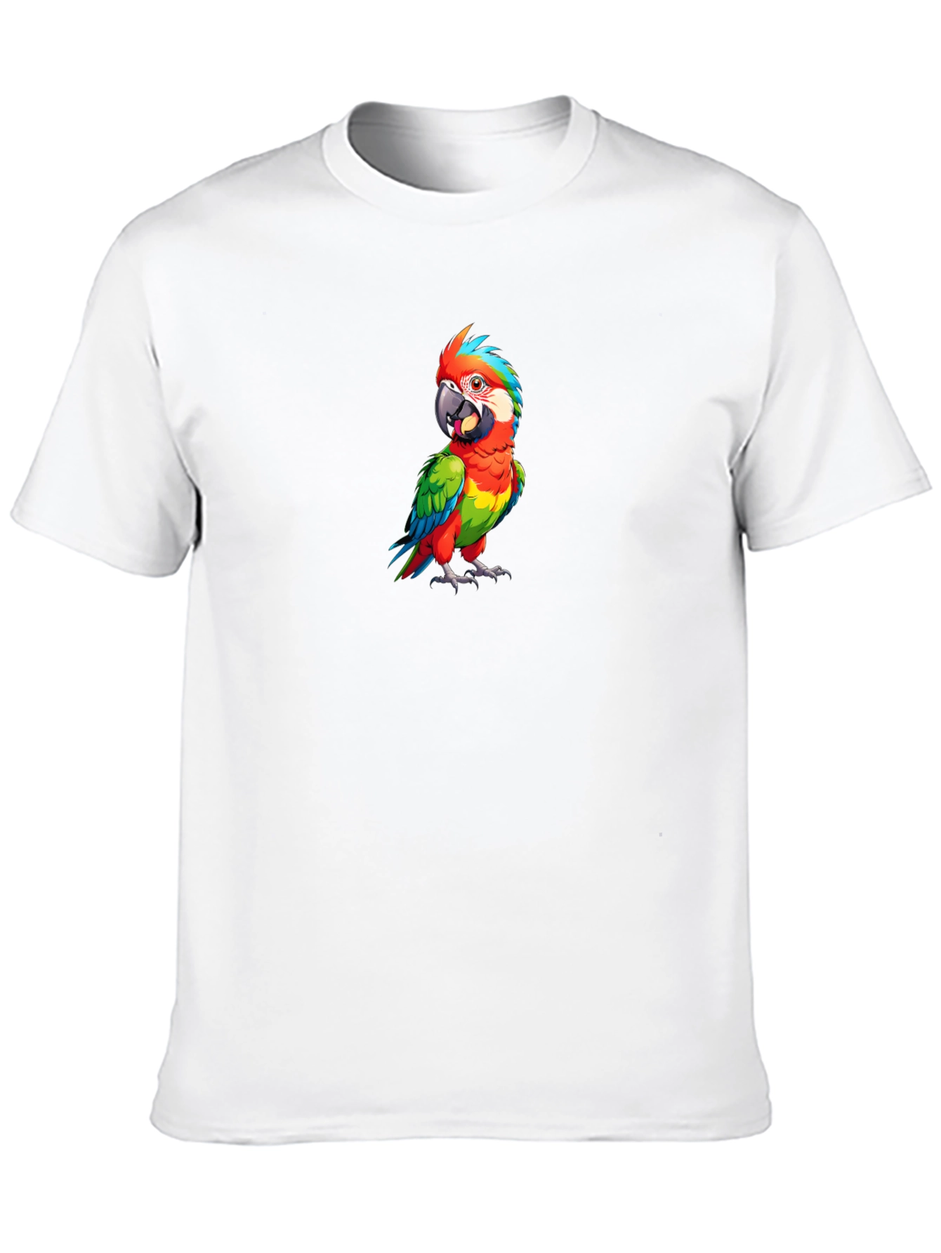 Parrot Graphic Tee - Mens Black T-Shirt