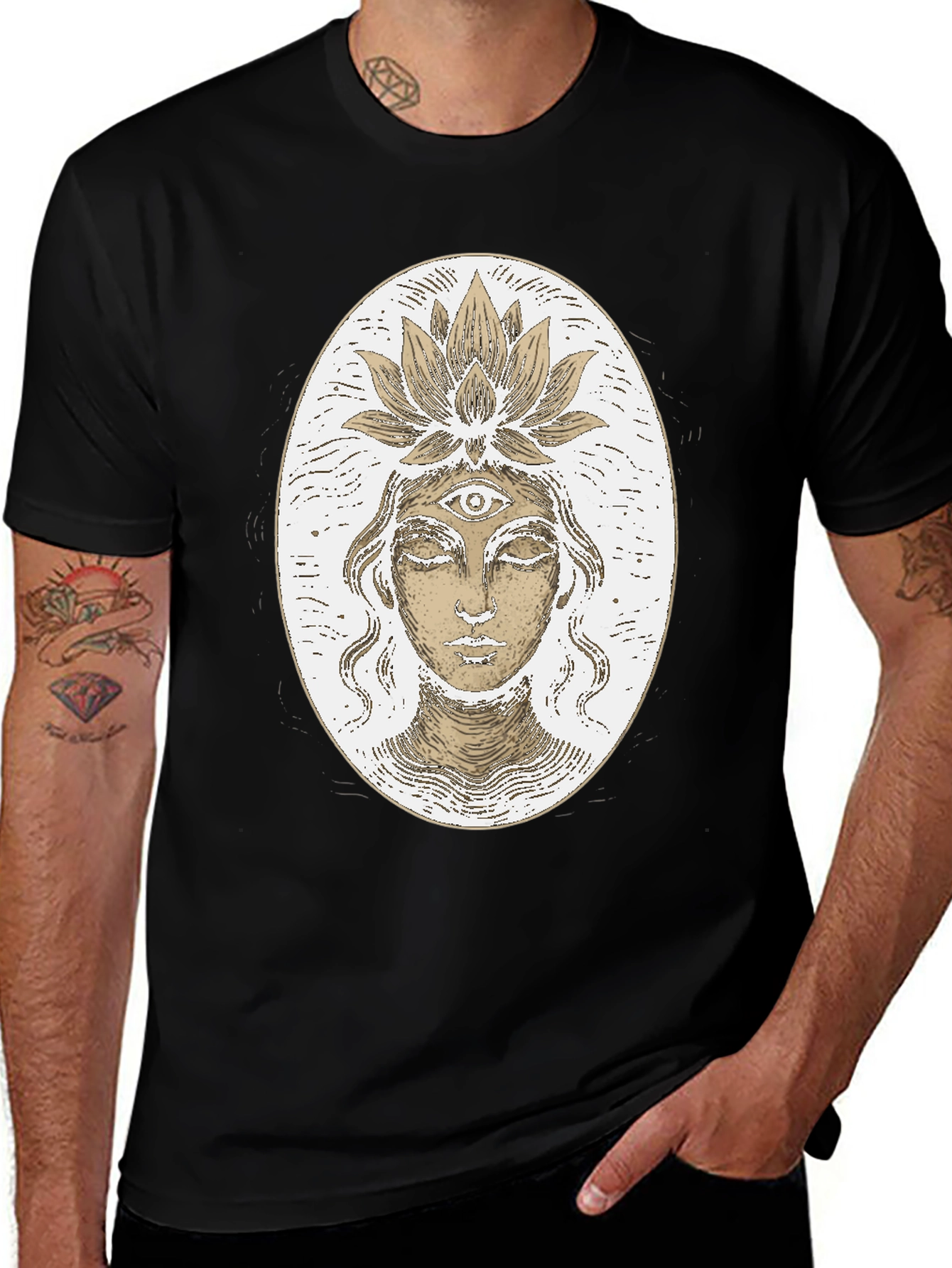 Third Eye Lotus Graphic Tee
