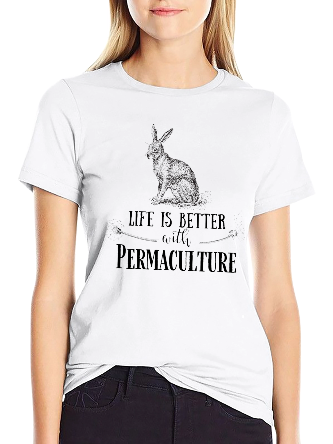 Life is Better with Permaculture Black T-Shirt