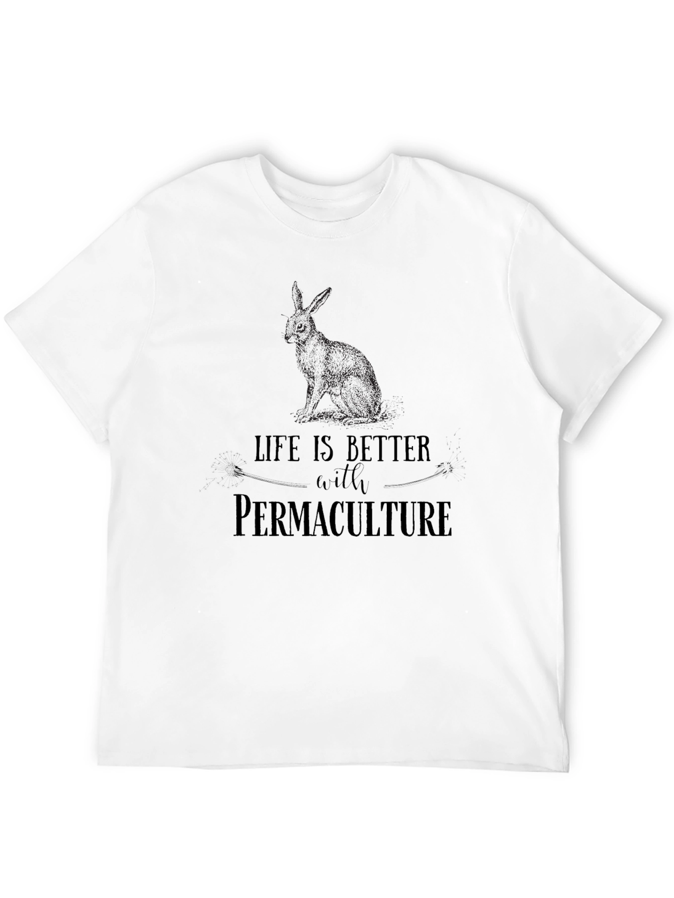 Life is Better with Permaculture Black T-Shirt