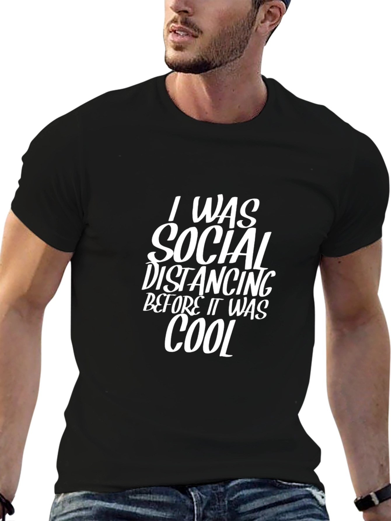 Social Distancing Slogan T-Shirt