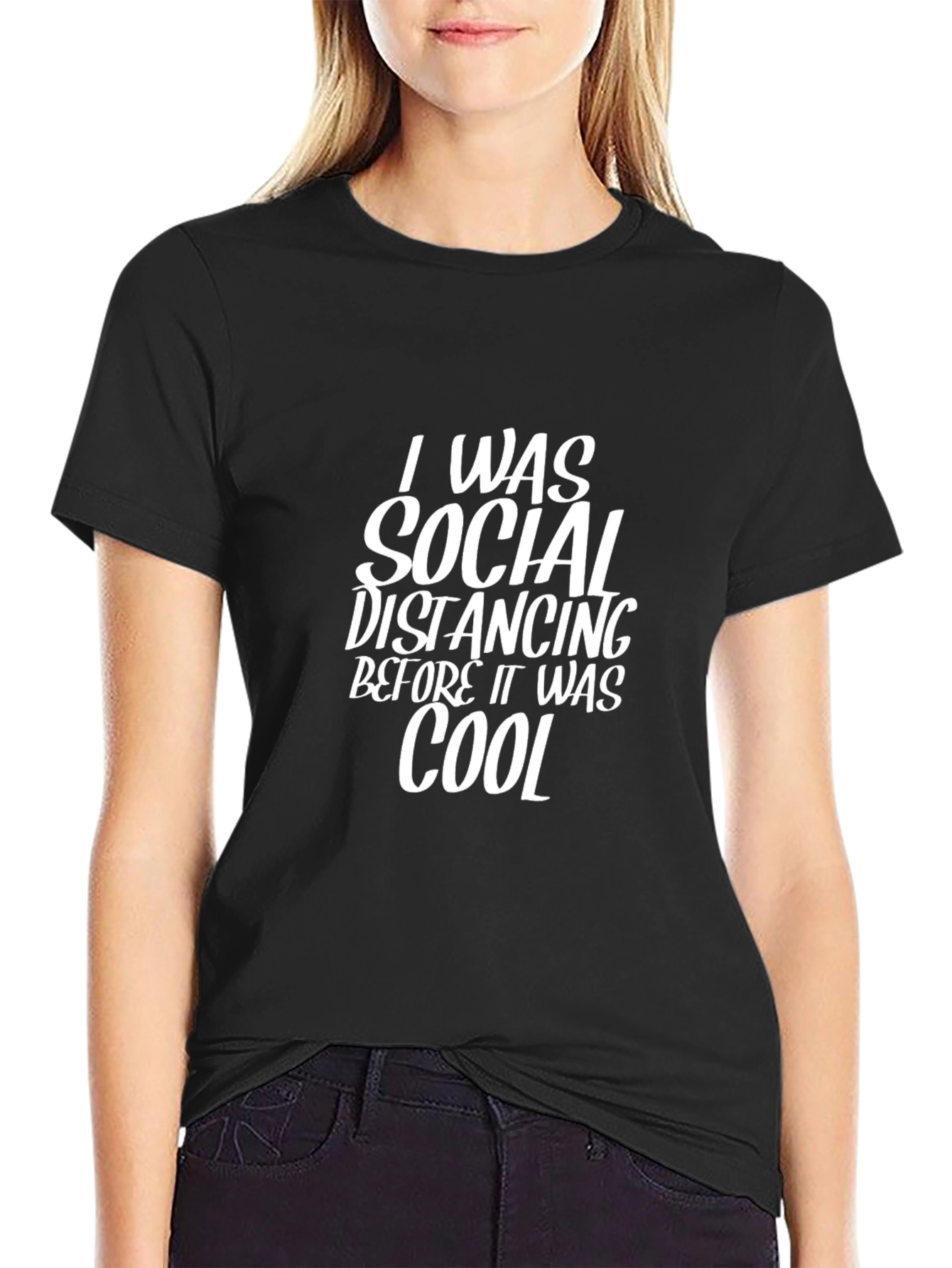 Social Distancing Slogan T-Shirt
