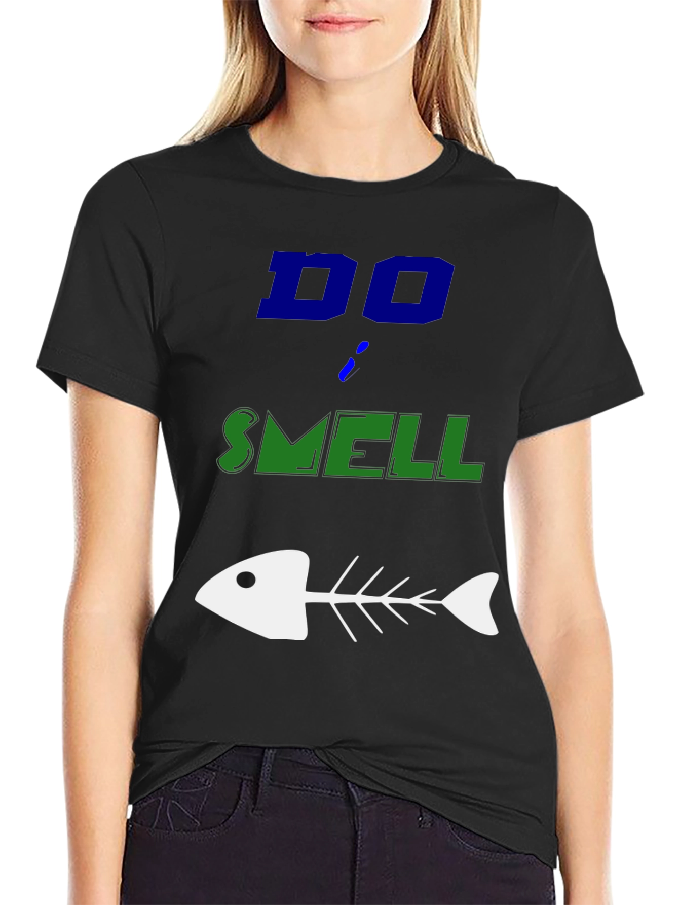 Do Smell Fishy T-Shirt - Humorous Graphic Tee