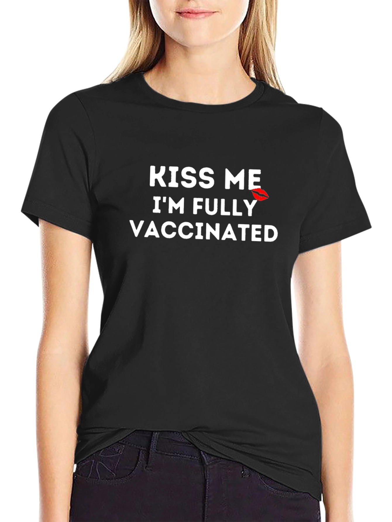 Kiss Me Im Fully Vaccinated T-Shirt