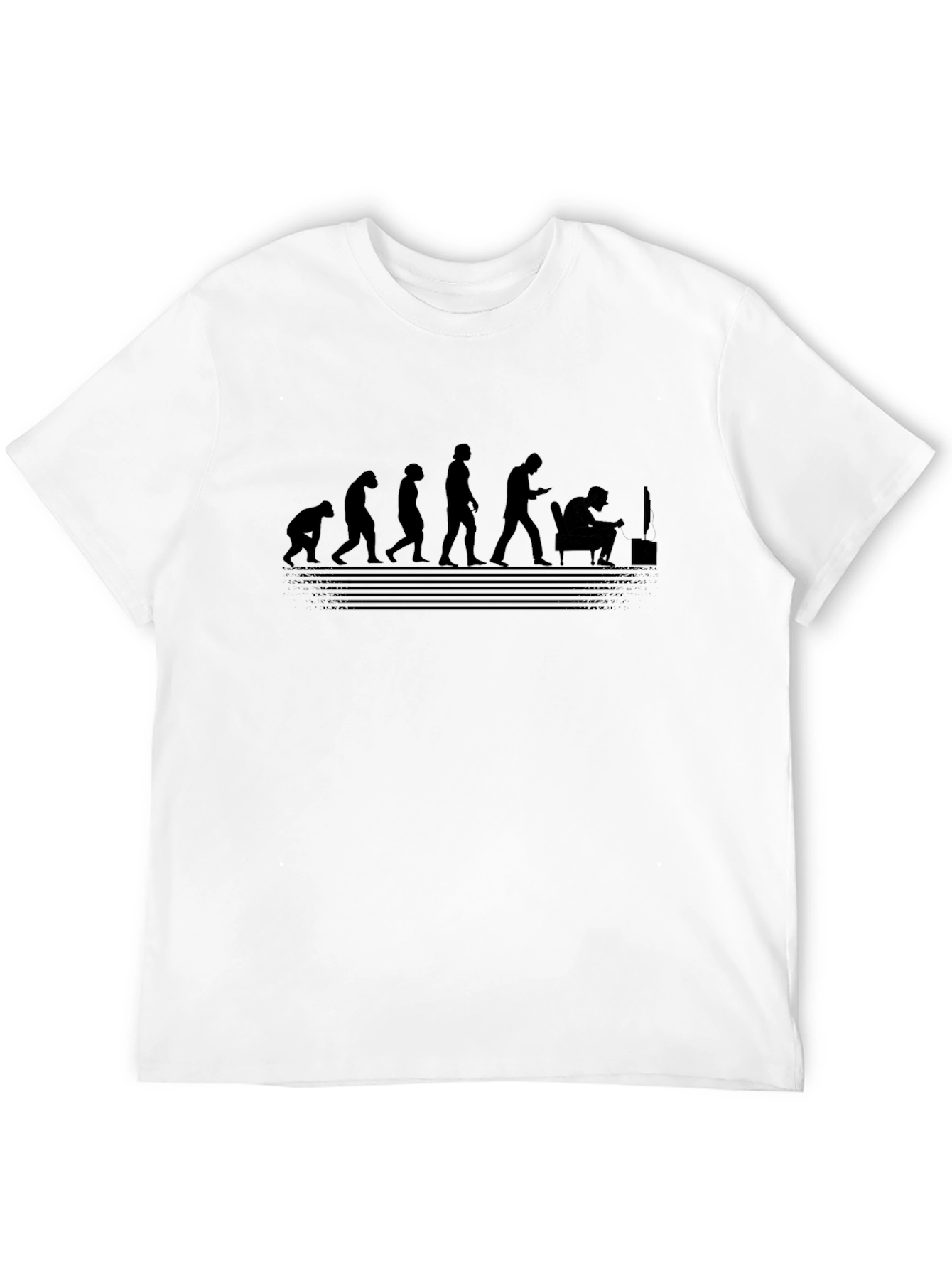 Evolution of Gaming Black T-Shirt
