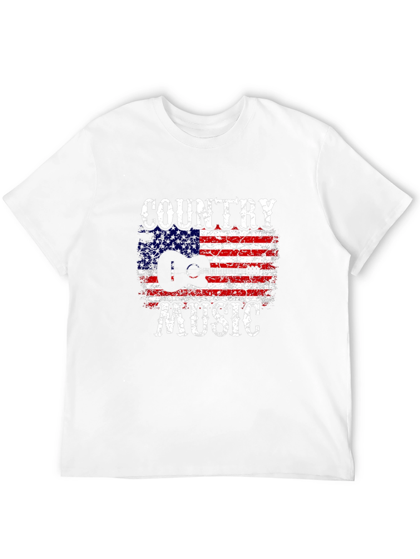 Country Music American Flag Graphic T-Shirt