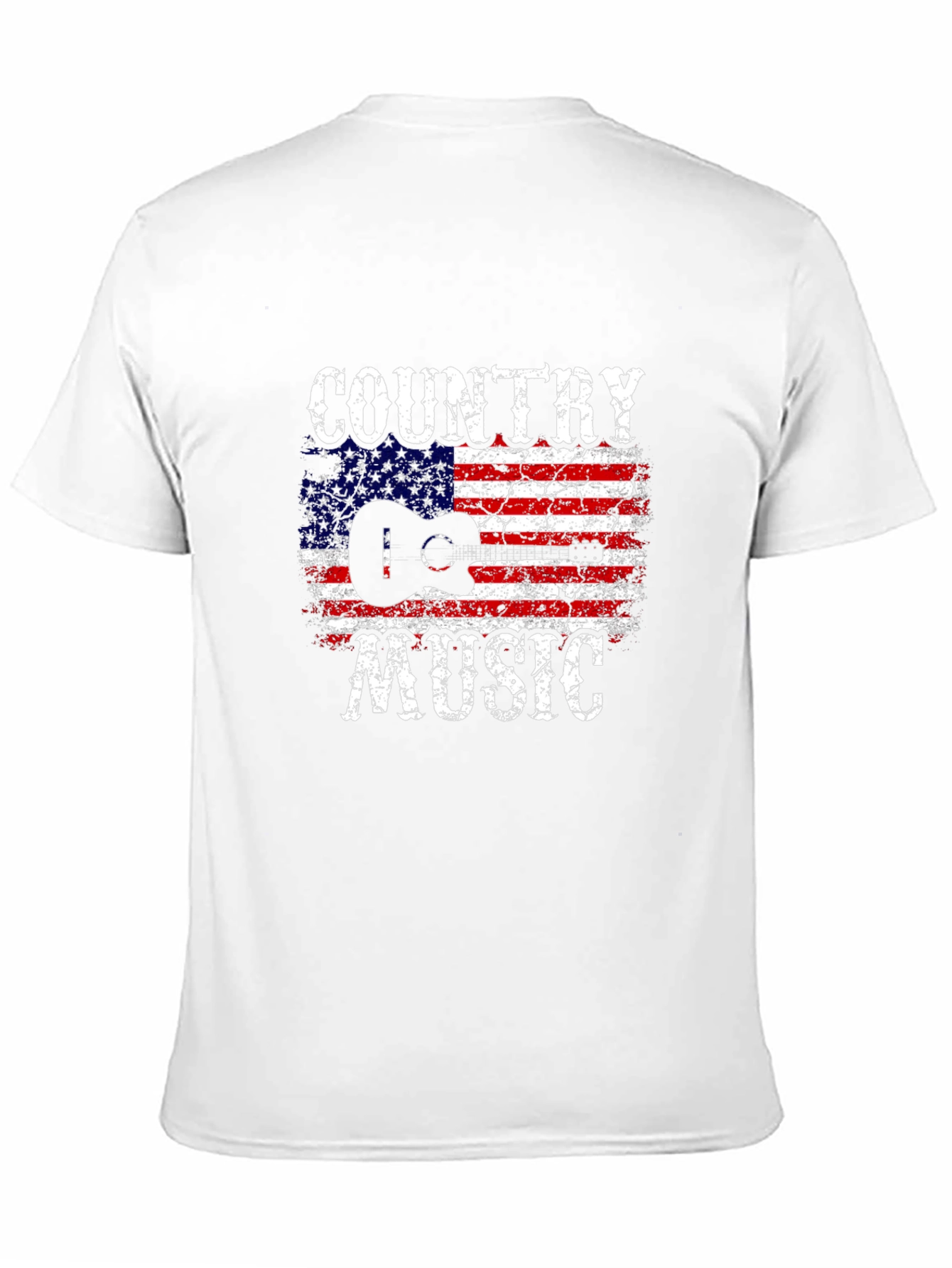 Country Music American Flag Graphic T-Shirt