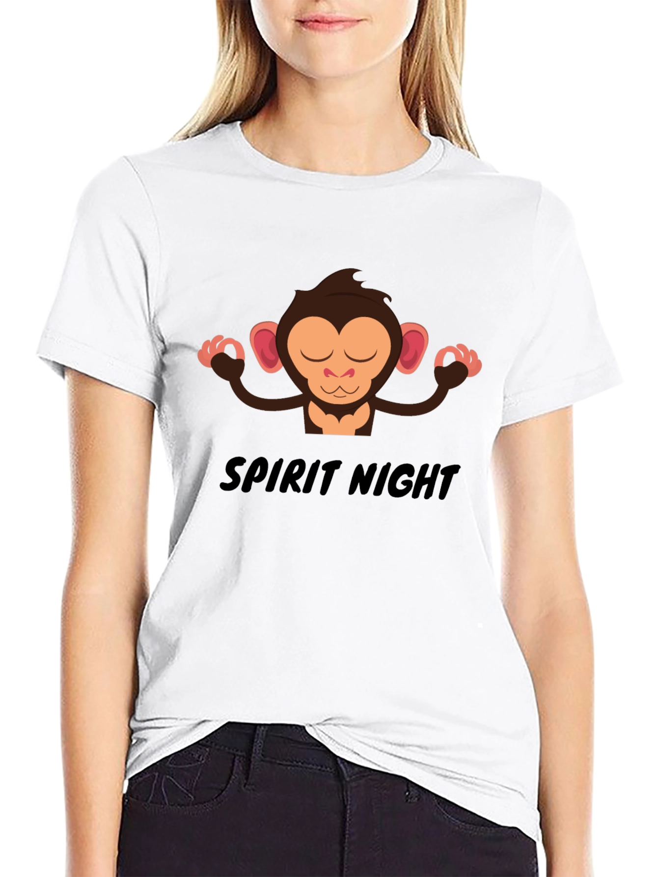 Zen Monkey Spirit Night T-Shirt