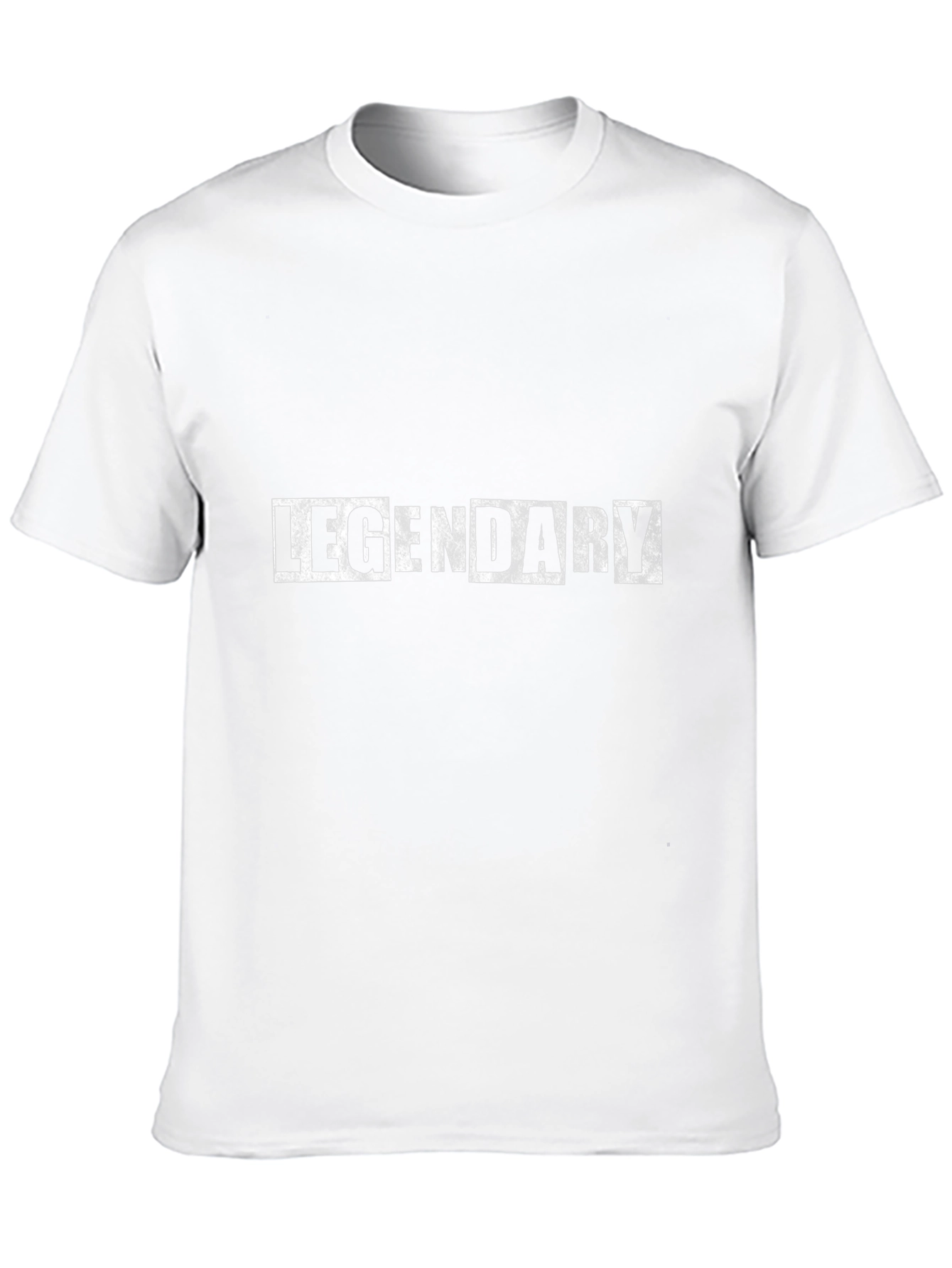Legendary Graphic Print Black T-Shirt