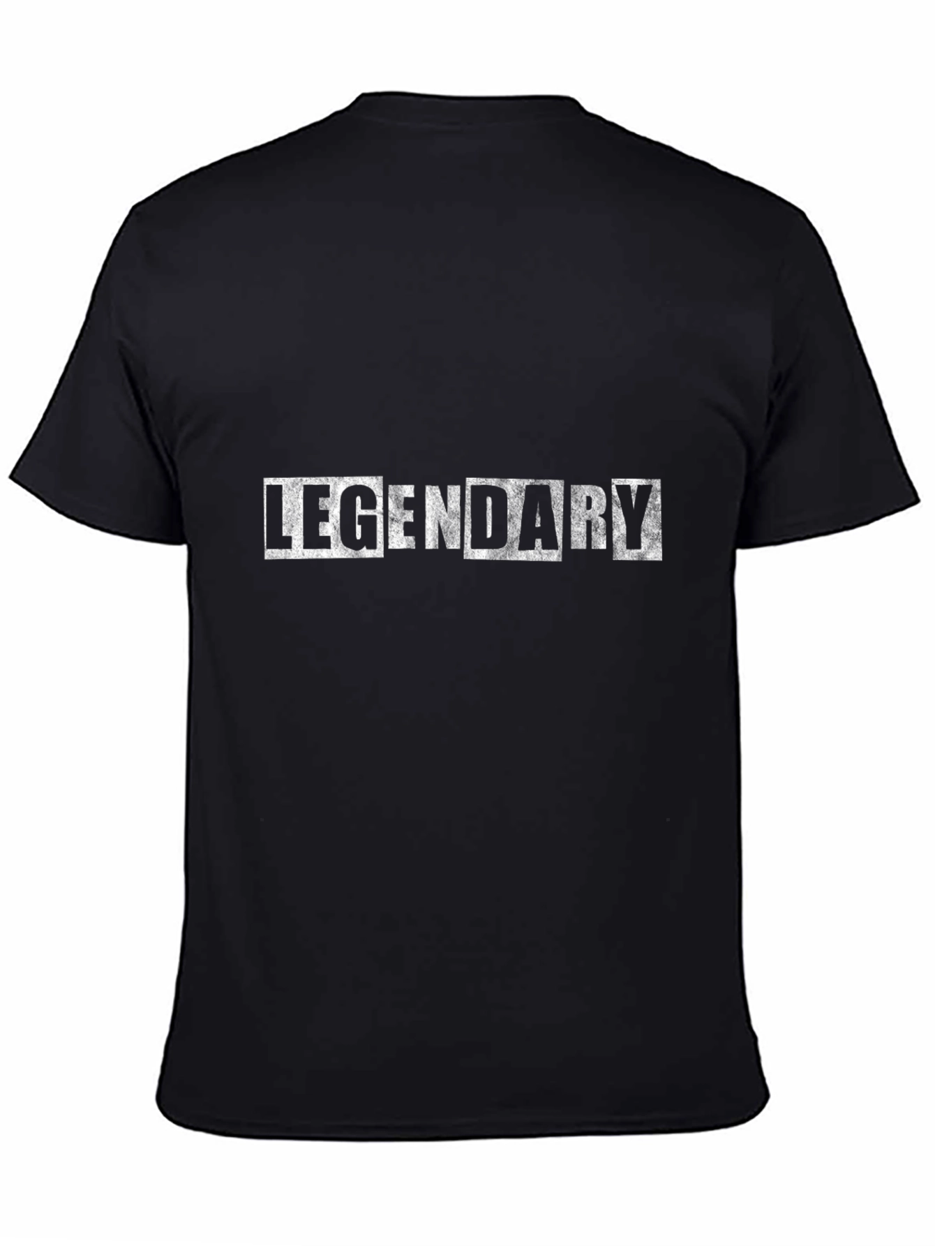Legendary Graphic Print Black T-Shirt