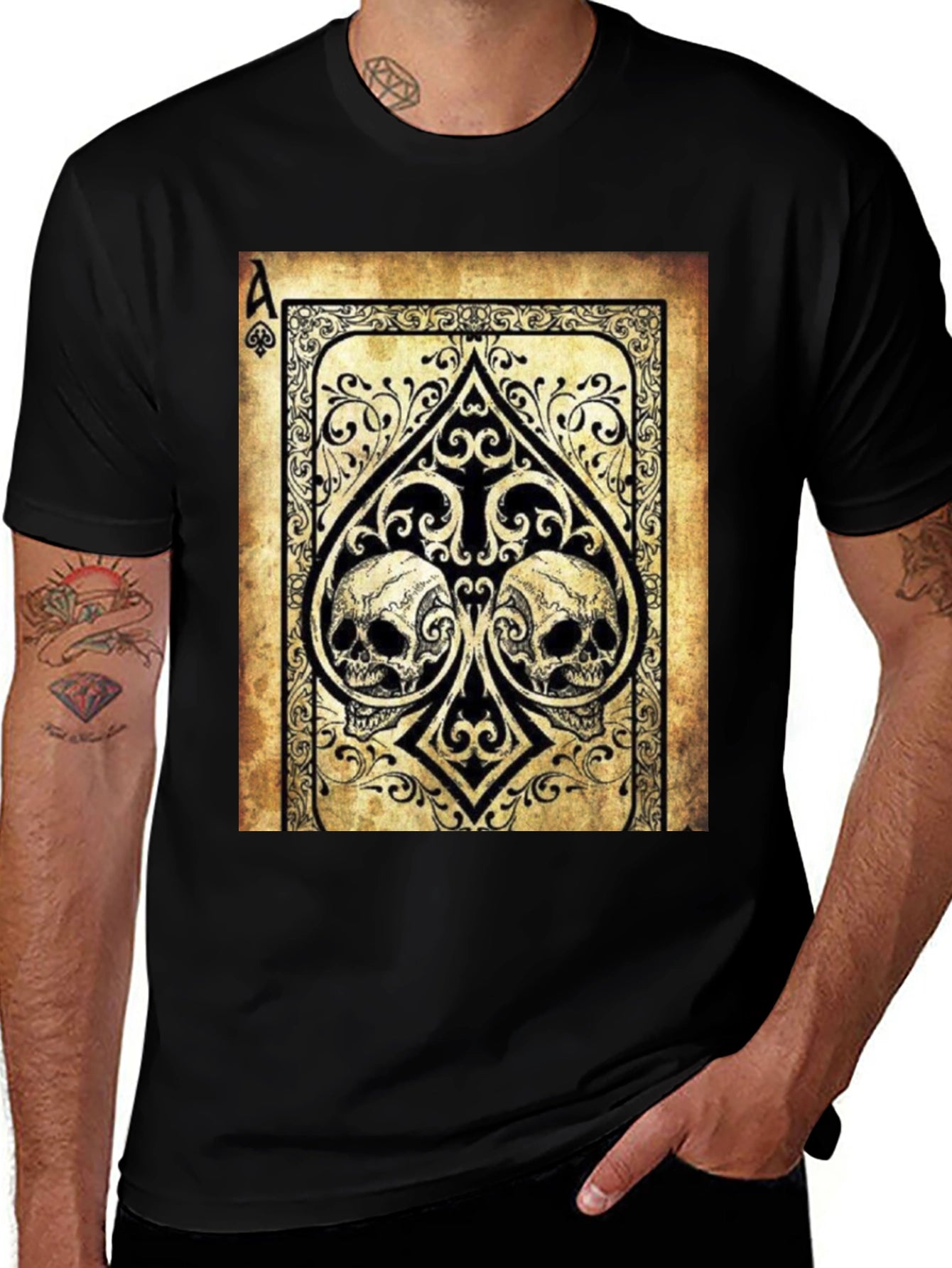 Ace of Spades Skull T-Shirt