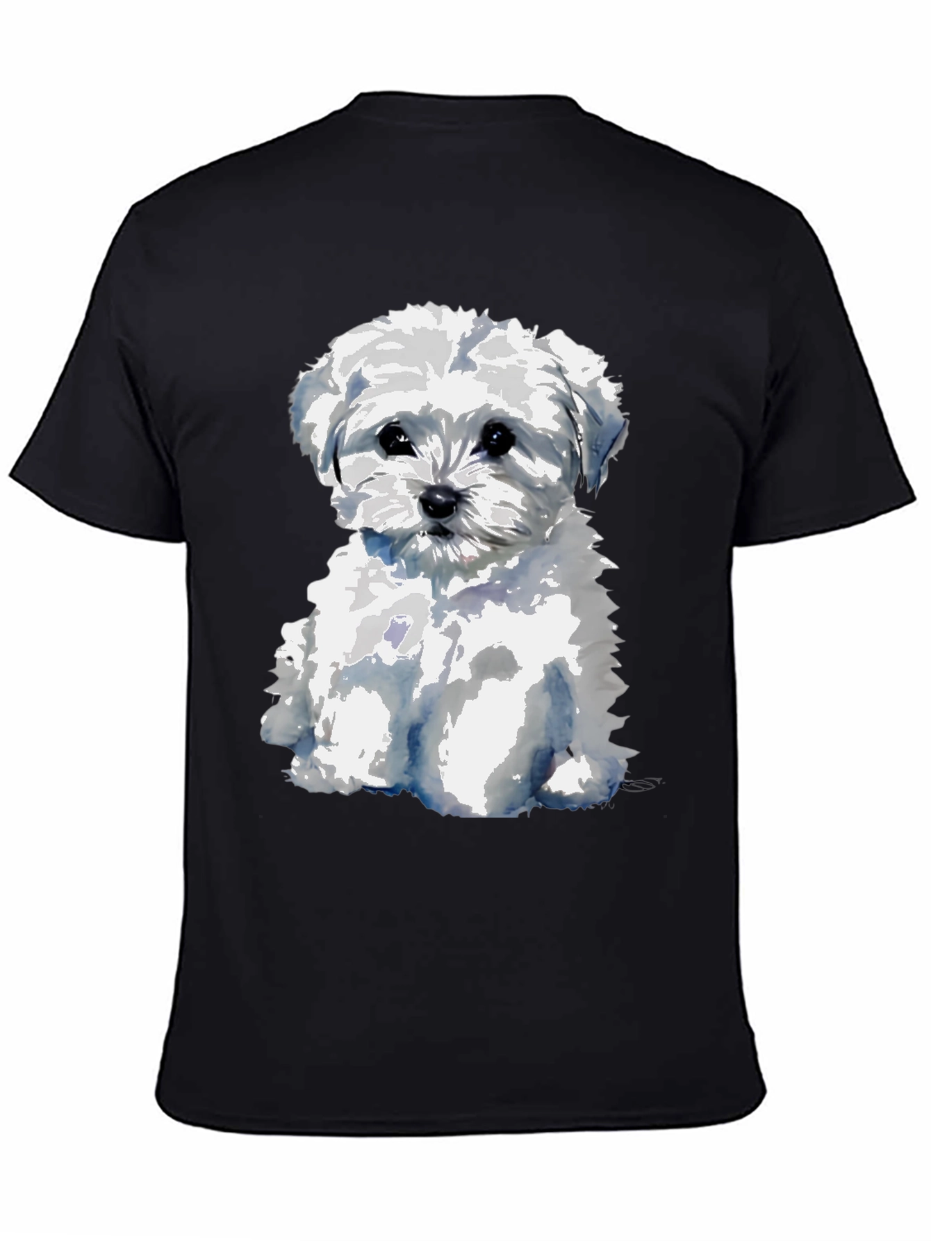 Cute Maltese Dog Graphic T-Shirt