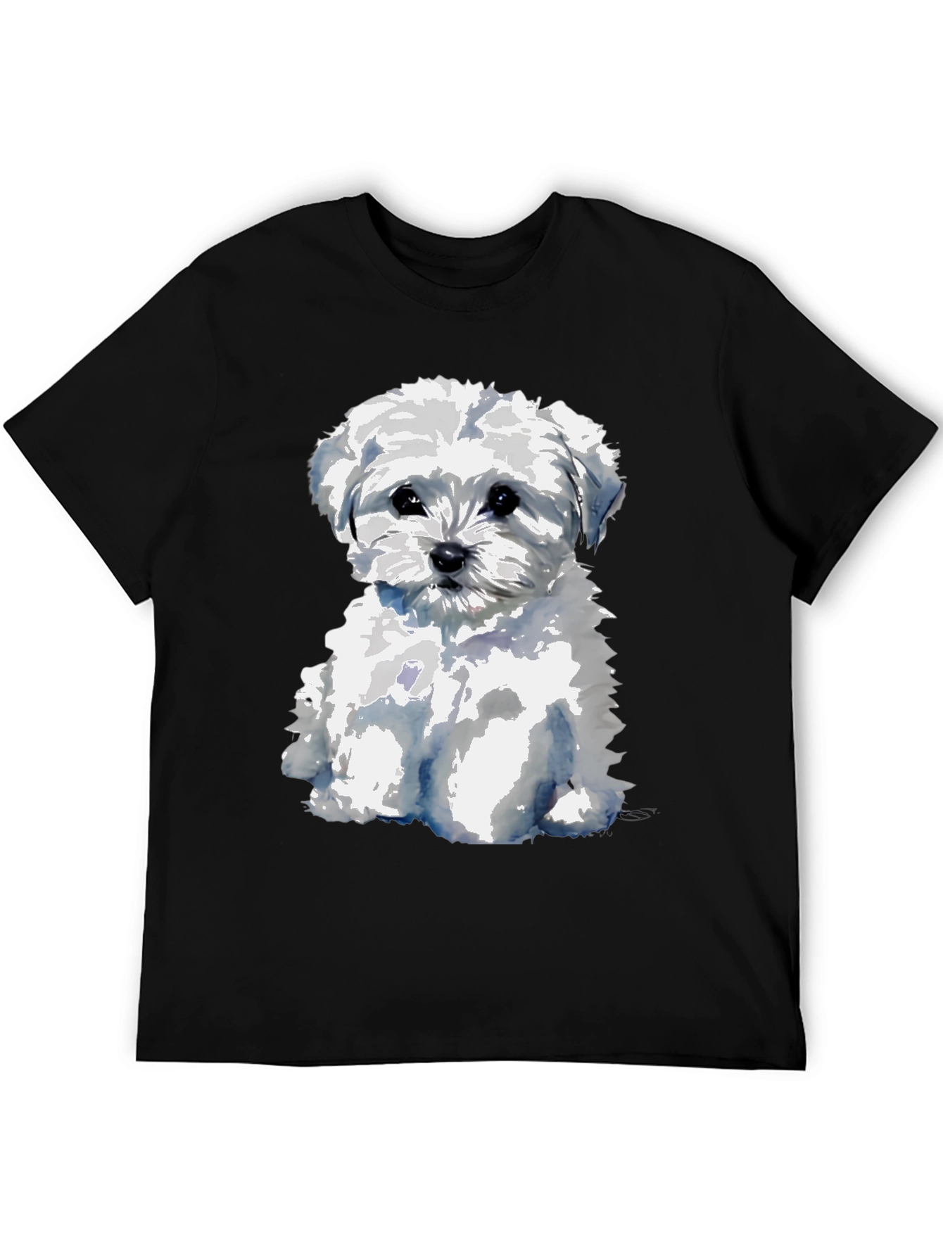 Cute Maltese Dog Graphic T-Shirt