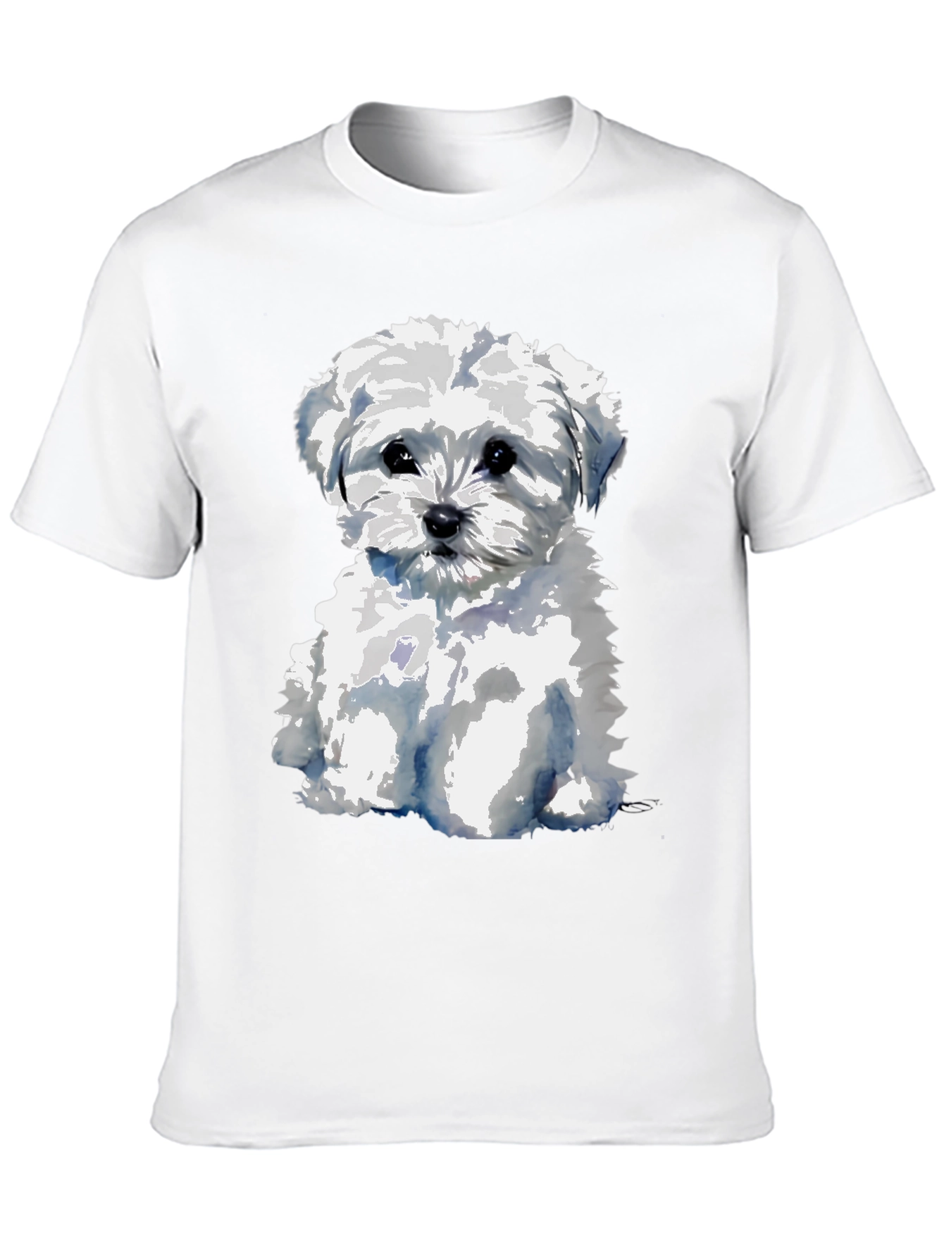 Cute Maltese Dog Graphic T-Shirt