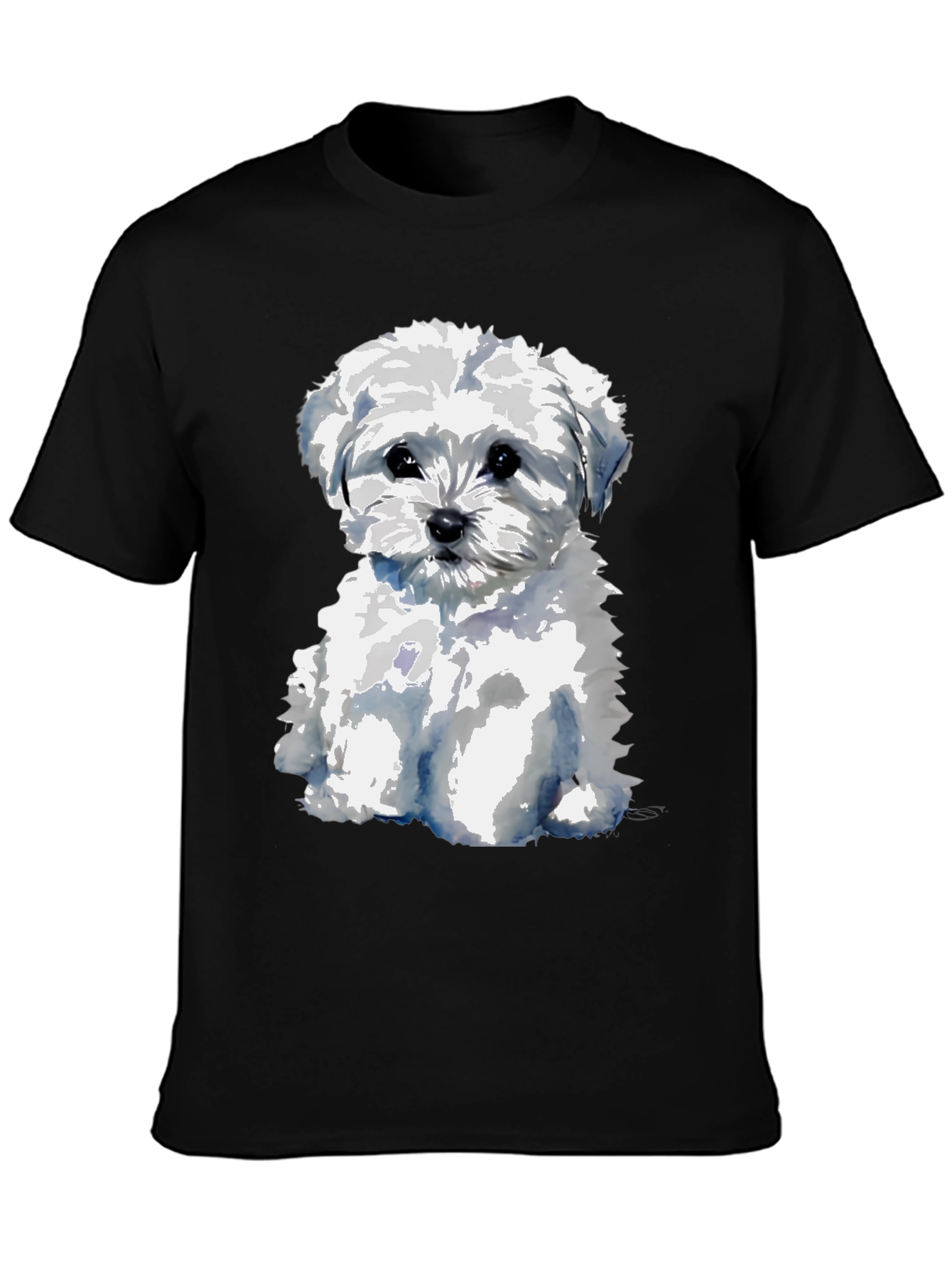 Cute Maltese Dog Graphic T-Shirt
