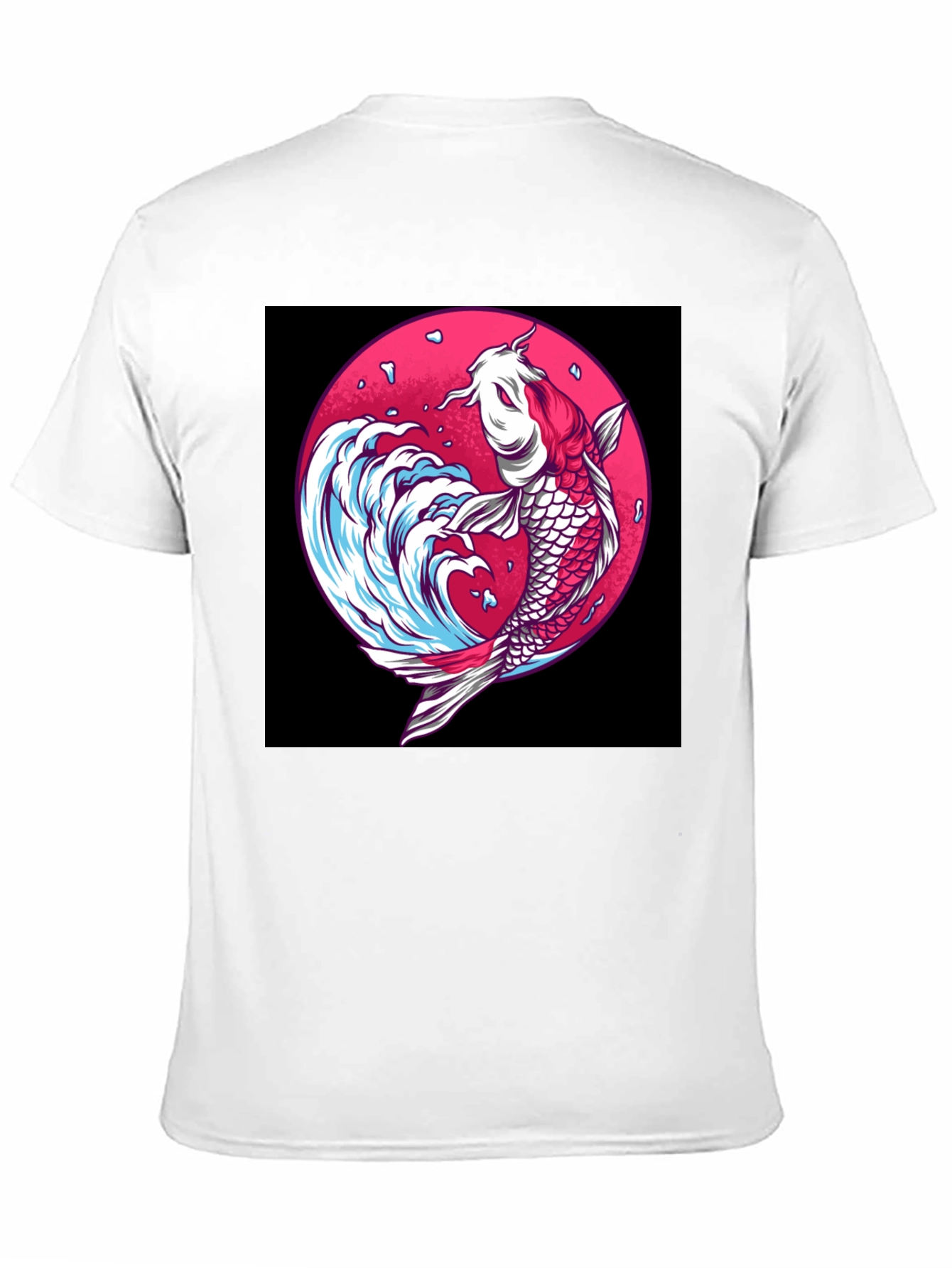 Koi Fish Graphic Tee - Unique Japanese Art Shirt