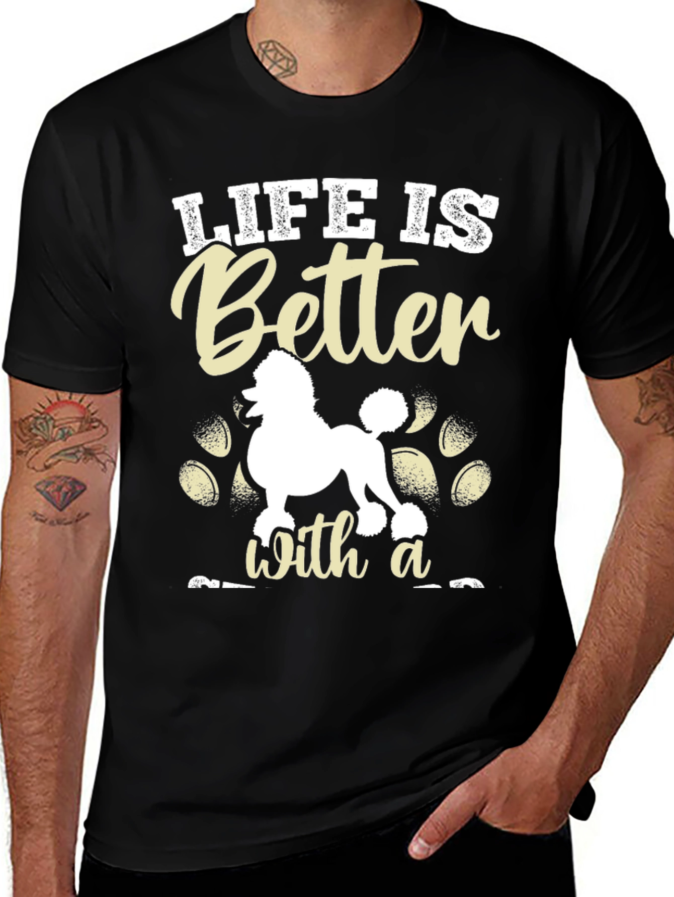 Life is Better With a Poodle T-Shirt