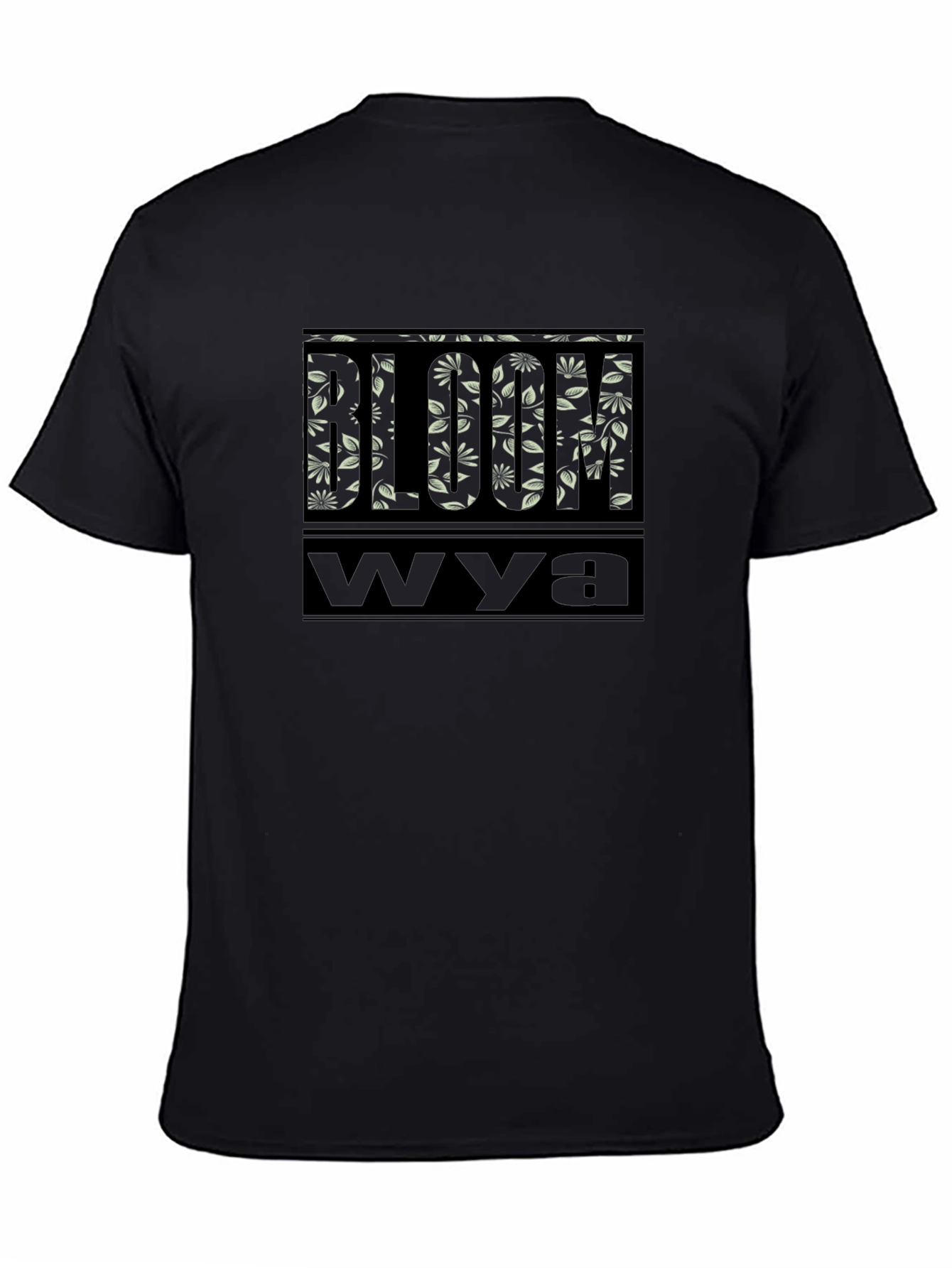 Bloom Wya Black Graphic Tee
