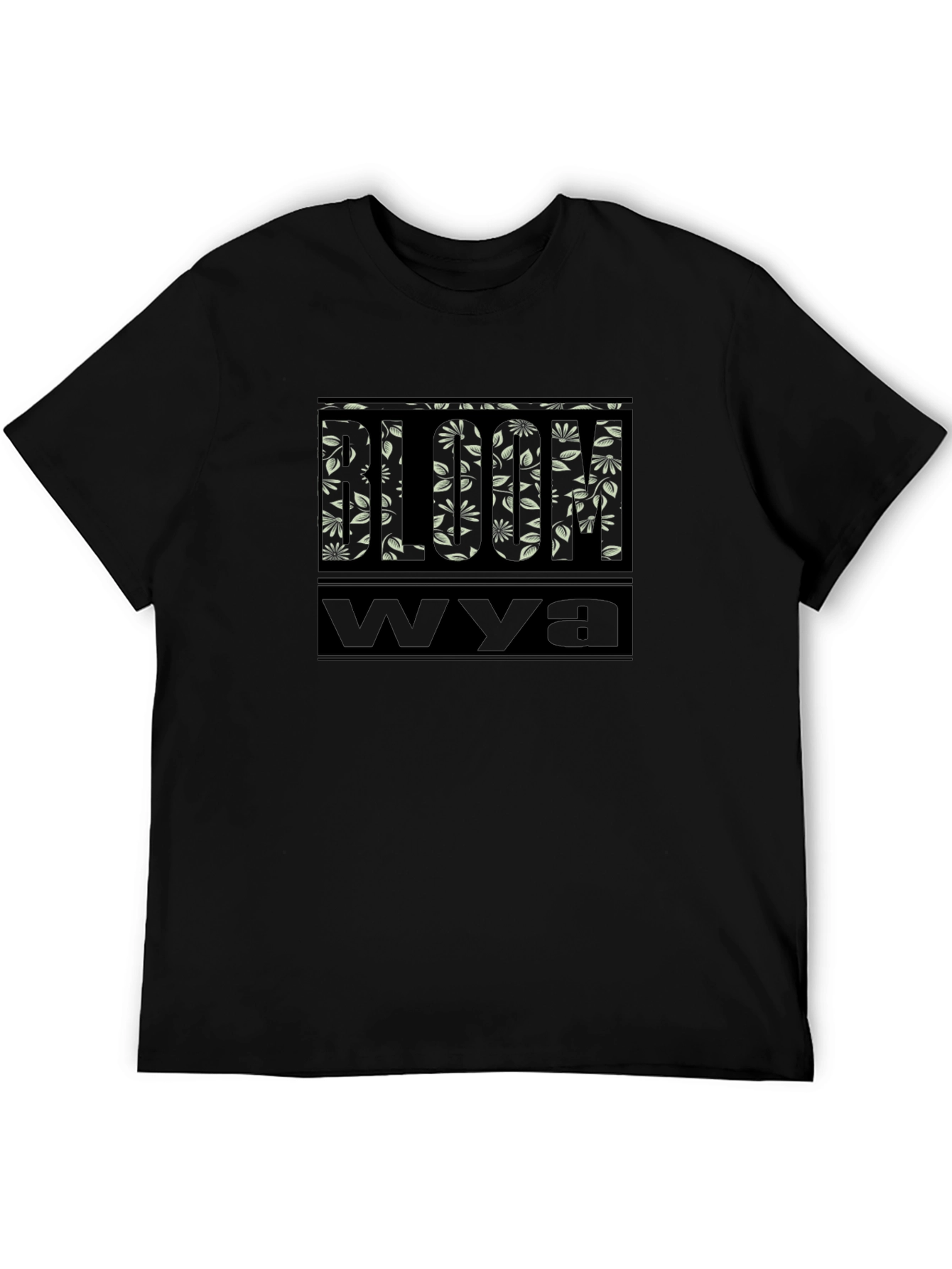 Bloom Wya Black Graphic Tee