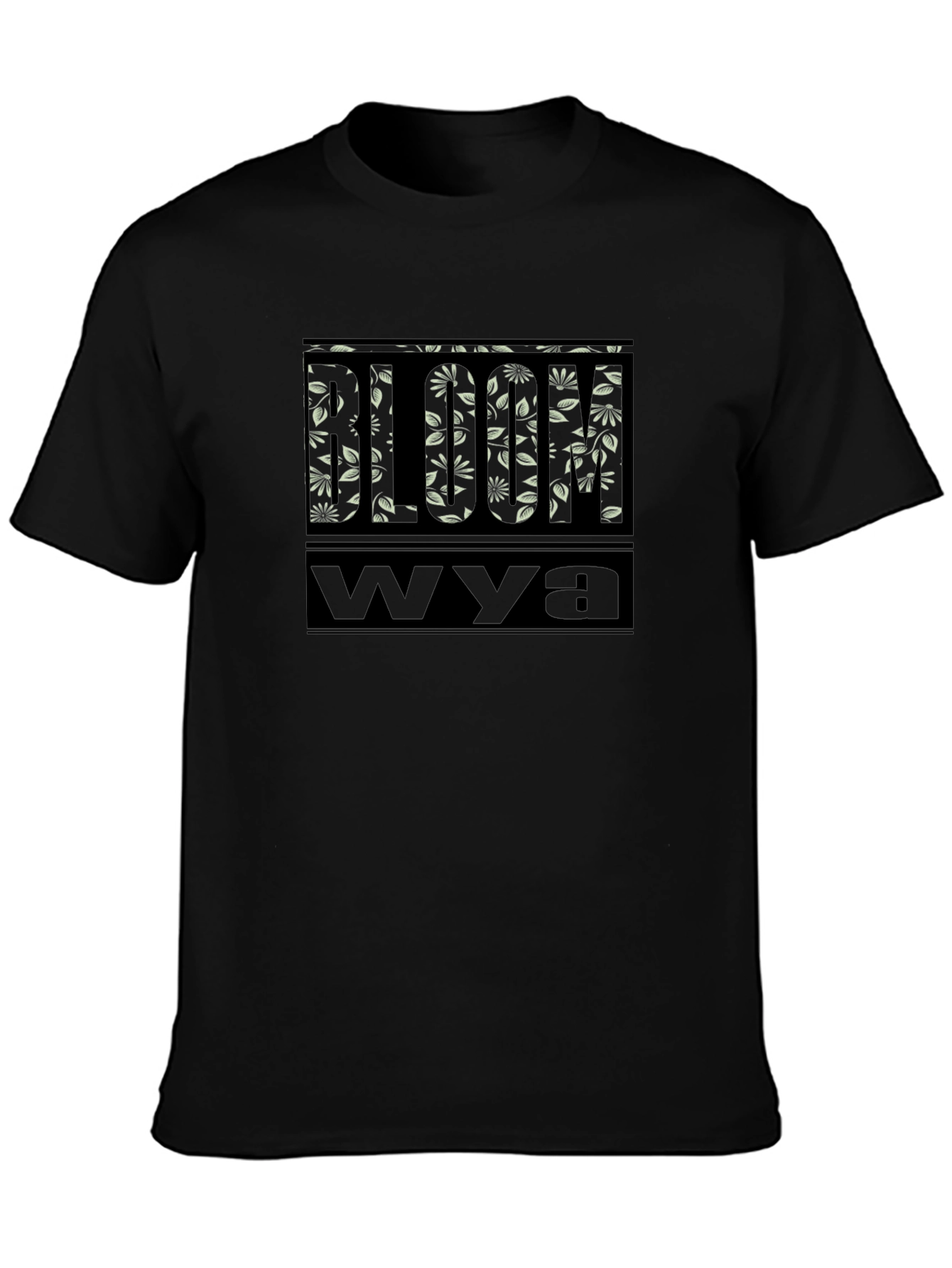 Bloom Wya Black Graphic Tee