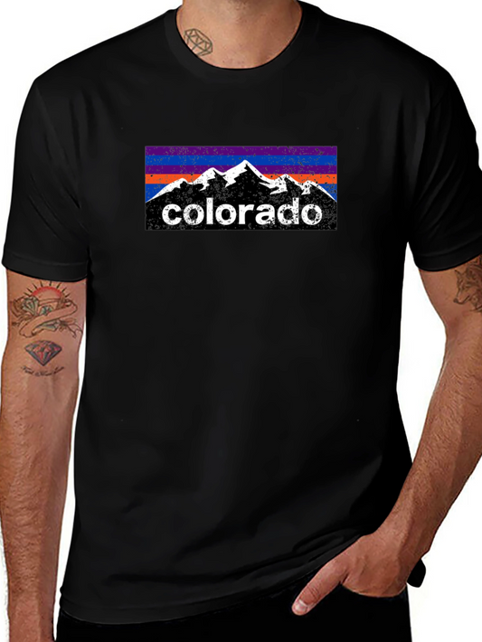 Colorado Mountain Scene Graphic T-Shirt